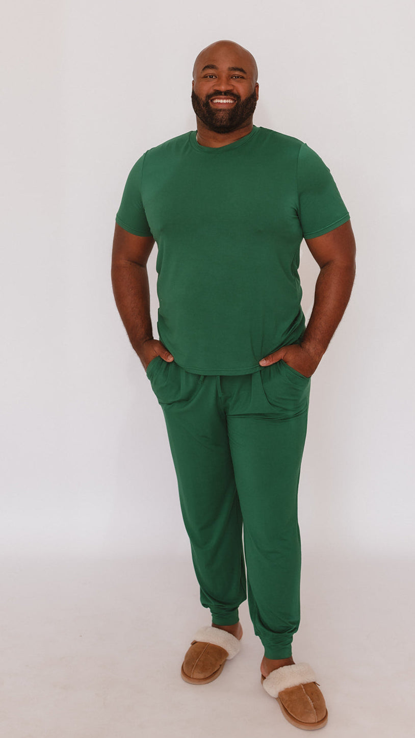 Adult Jogger Set In Evergreen