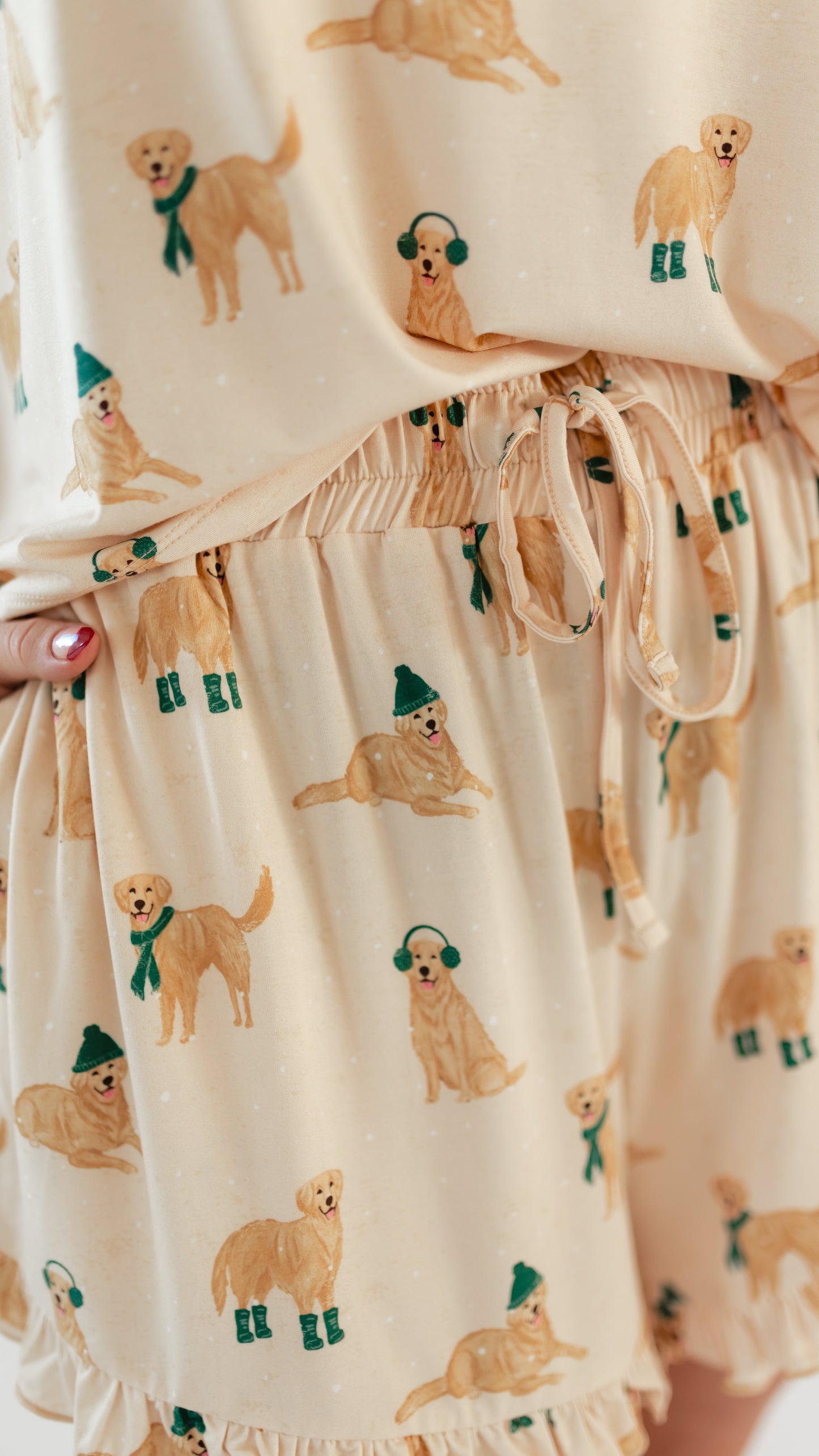 Women’s Ruffle Short Set in Winnie