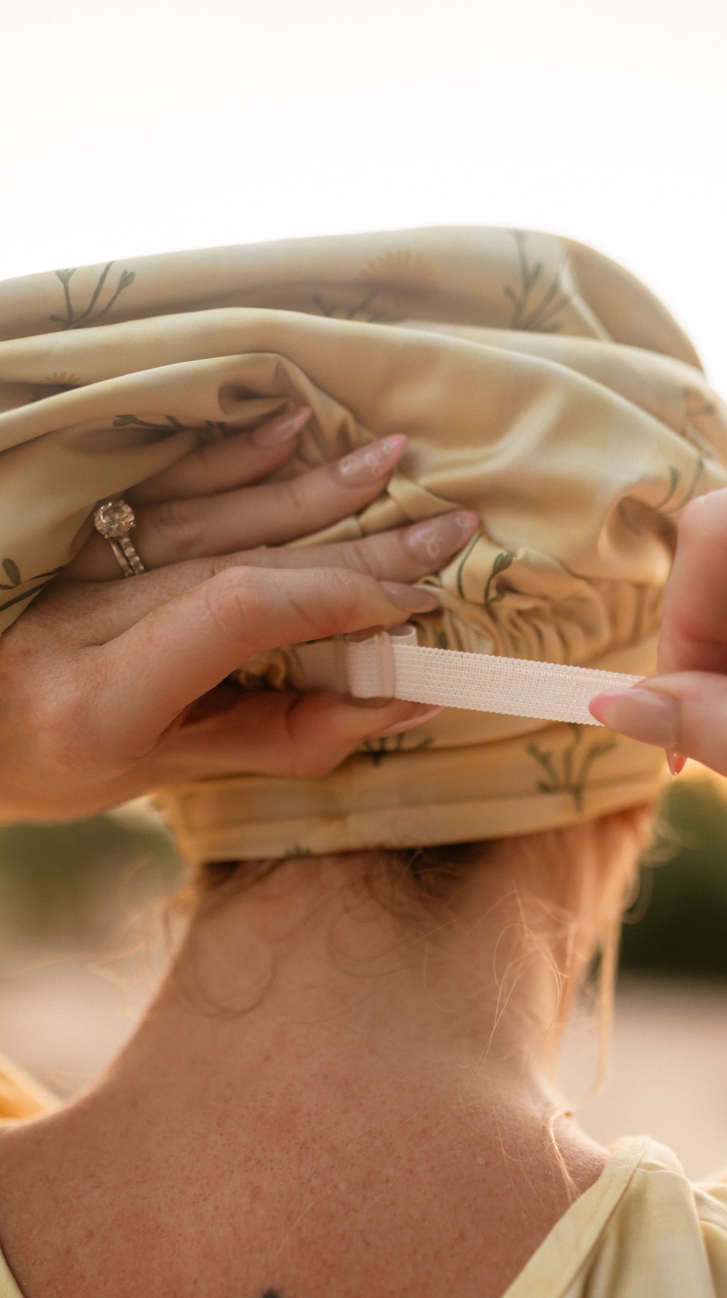 Kids Satin Bonnet in Nora
