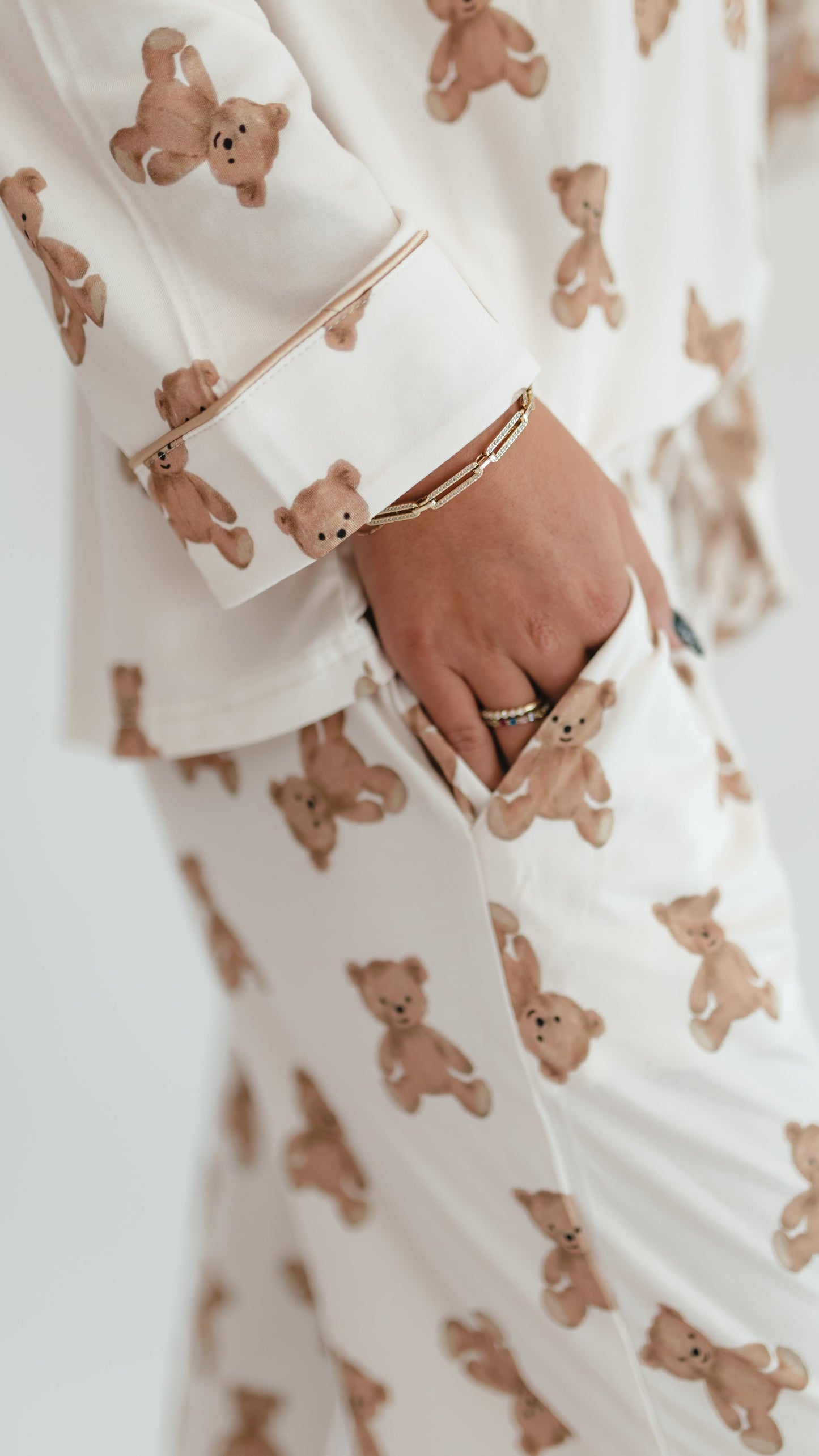 Women's Button Up Set In Bears