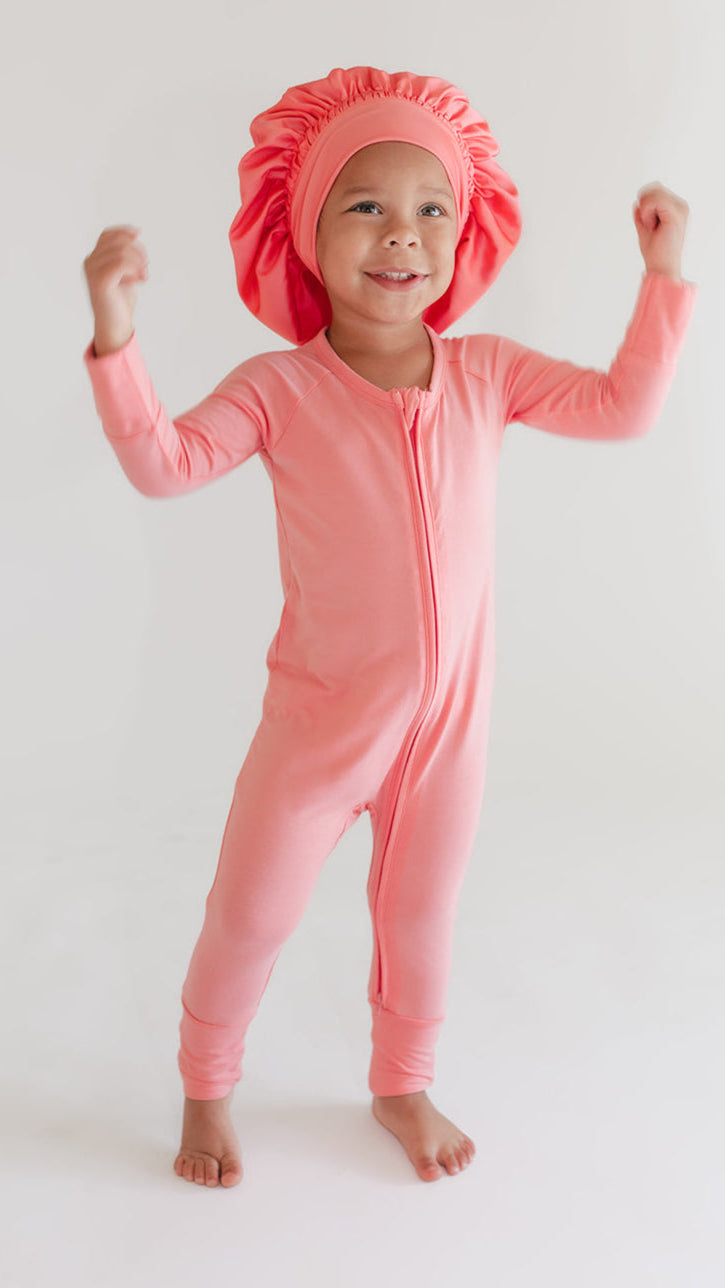 Infant Romper in Bubblegum