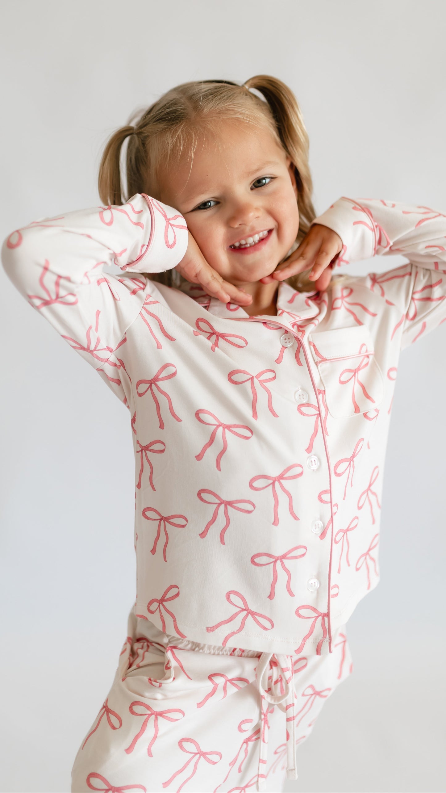 Girl's Button Up Set in Halle