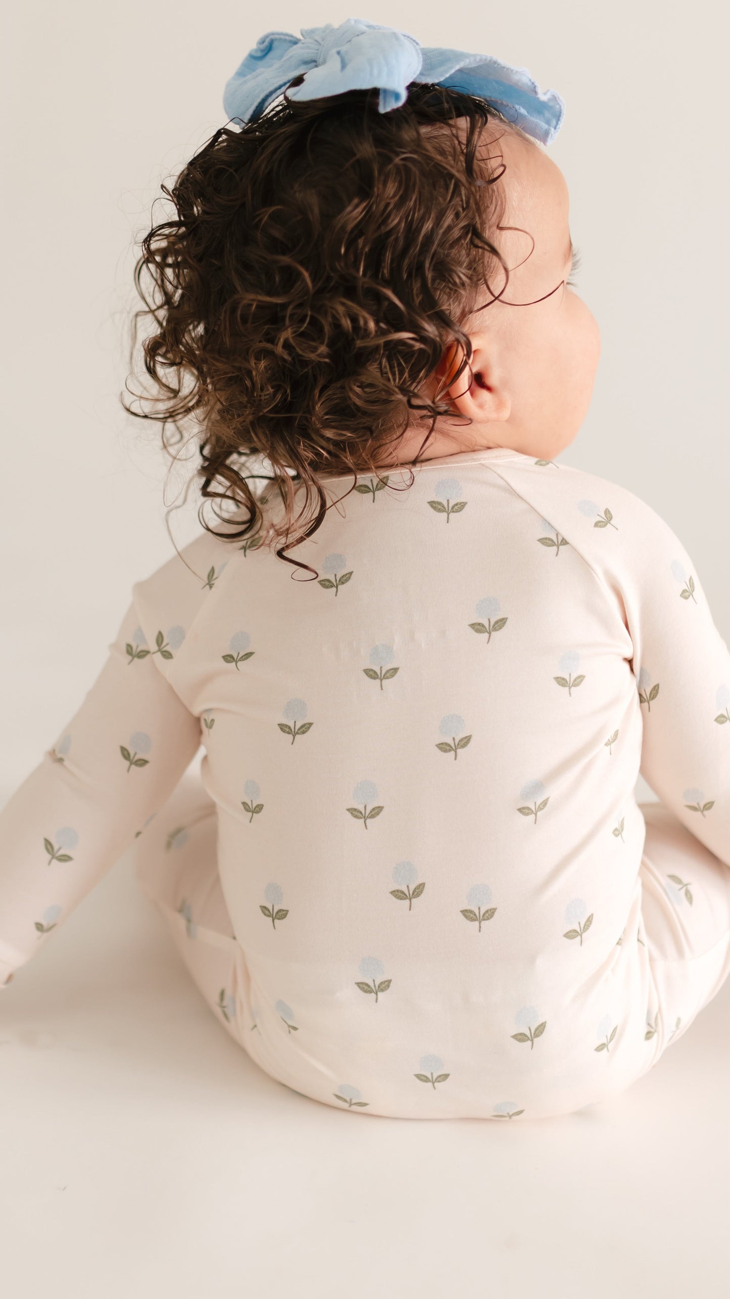Infant Romper in Hydrangea Dream