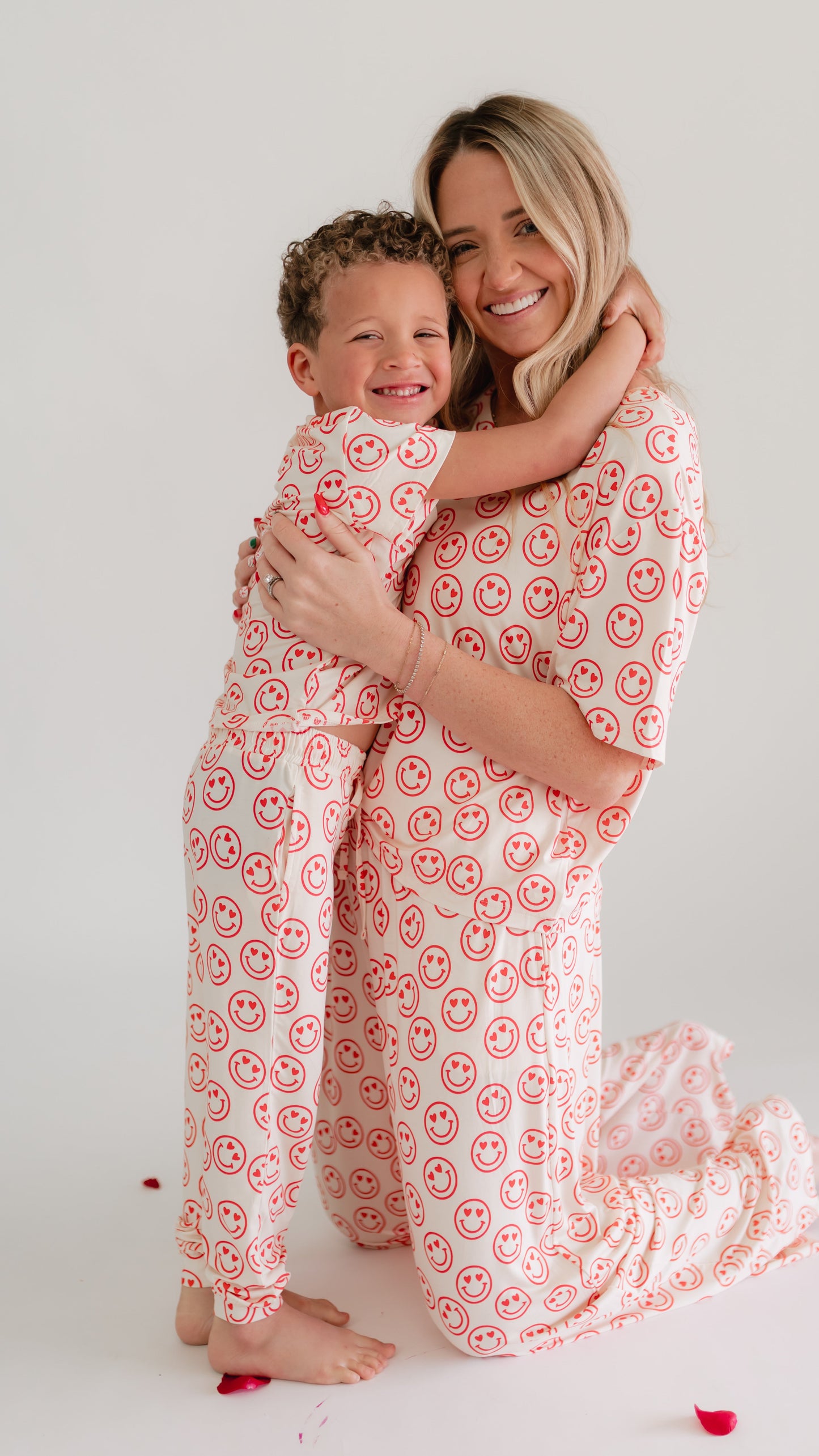 Youth Jogger Set In Heart Smileys