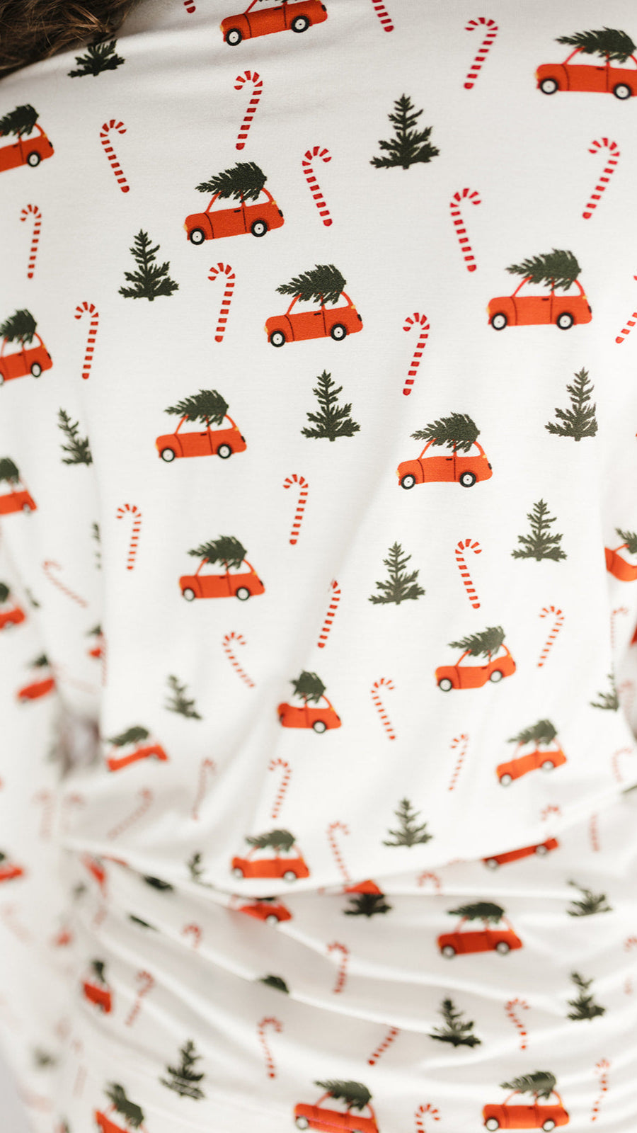 Adult Jogger Set In Candy Cane Lane