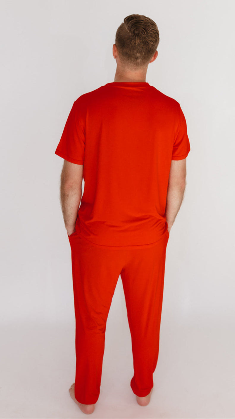 Adult Jogger Set In Red