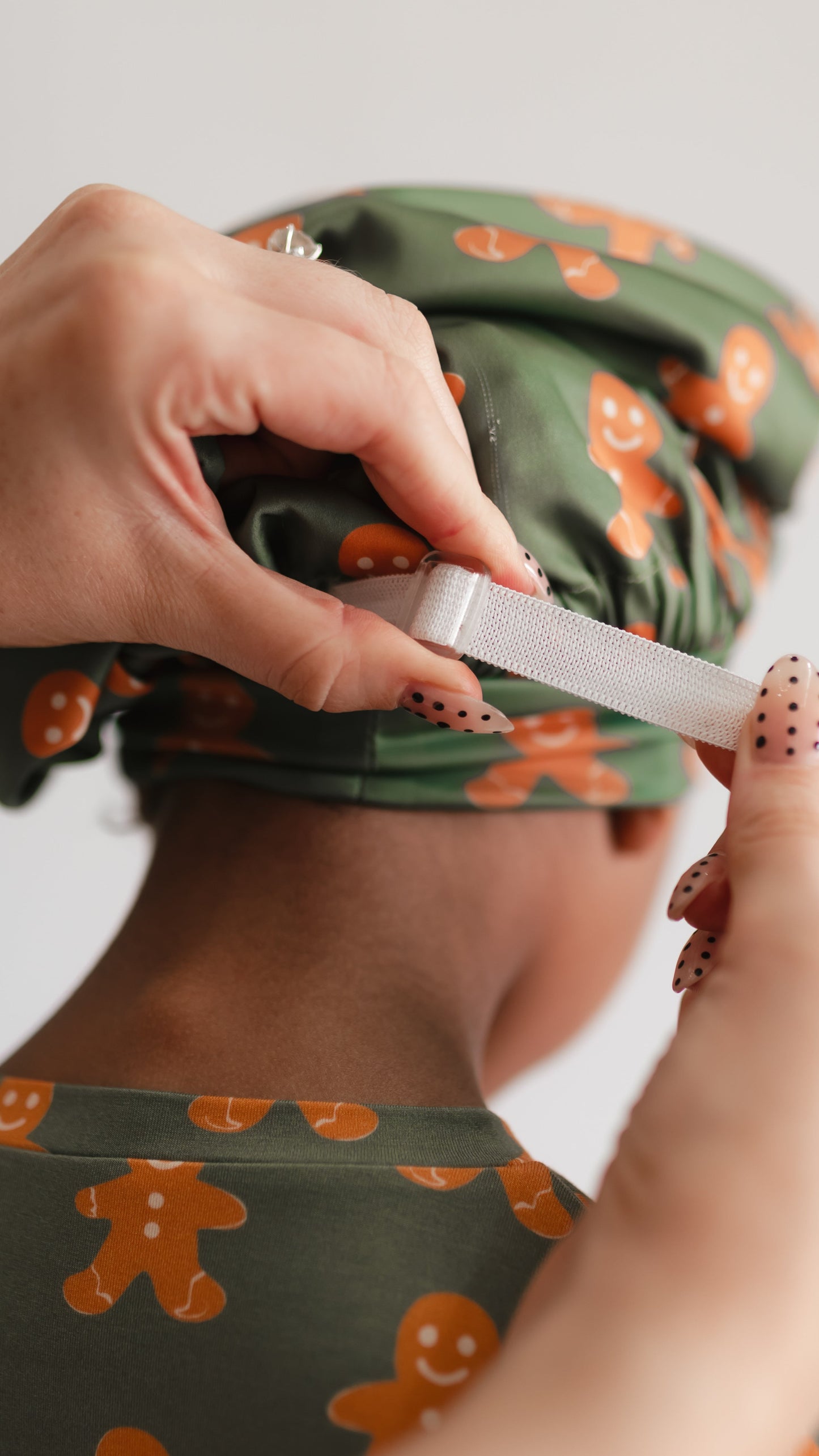 Kids Satin Bonnet in Gingerbreads