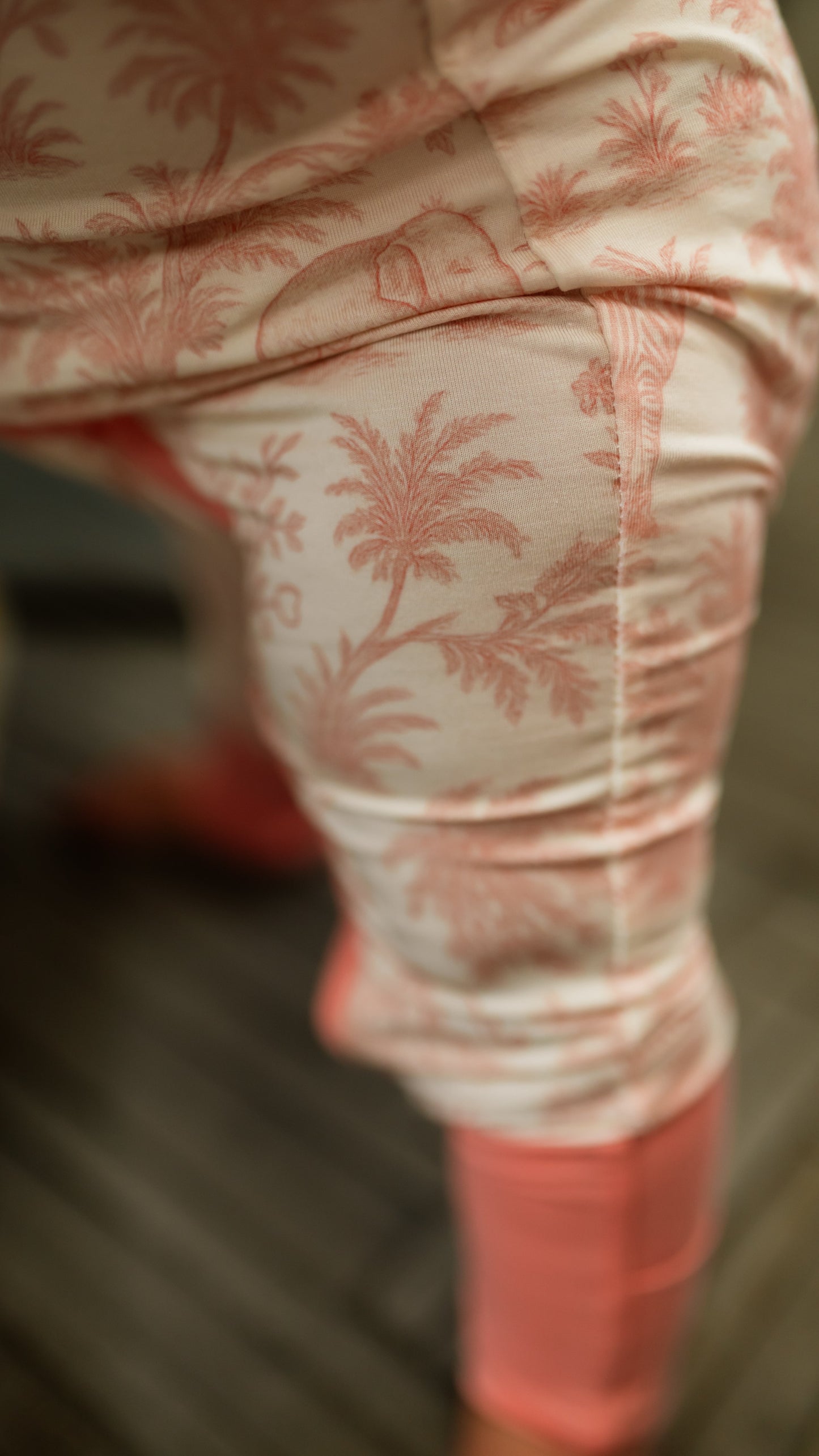 Infant Romper in Pink Safari