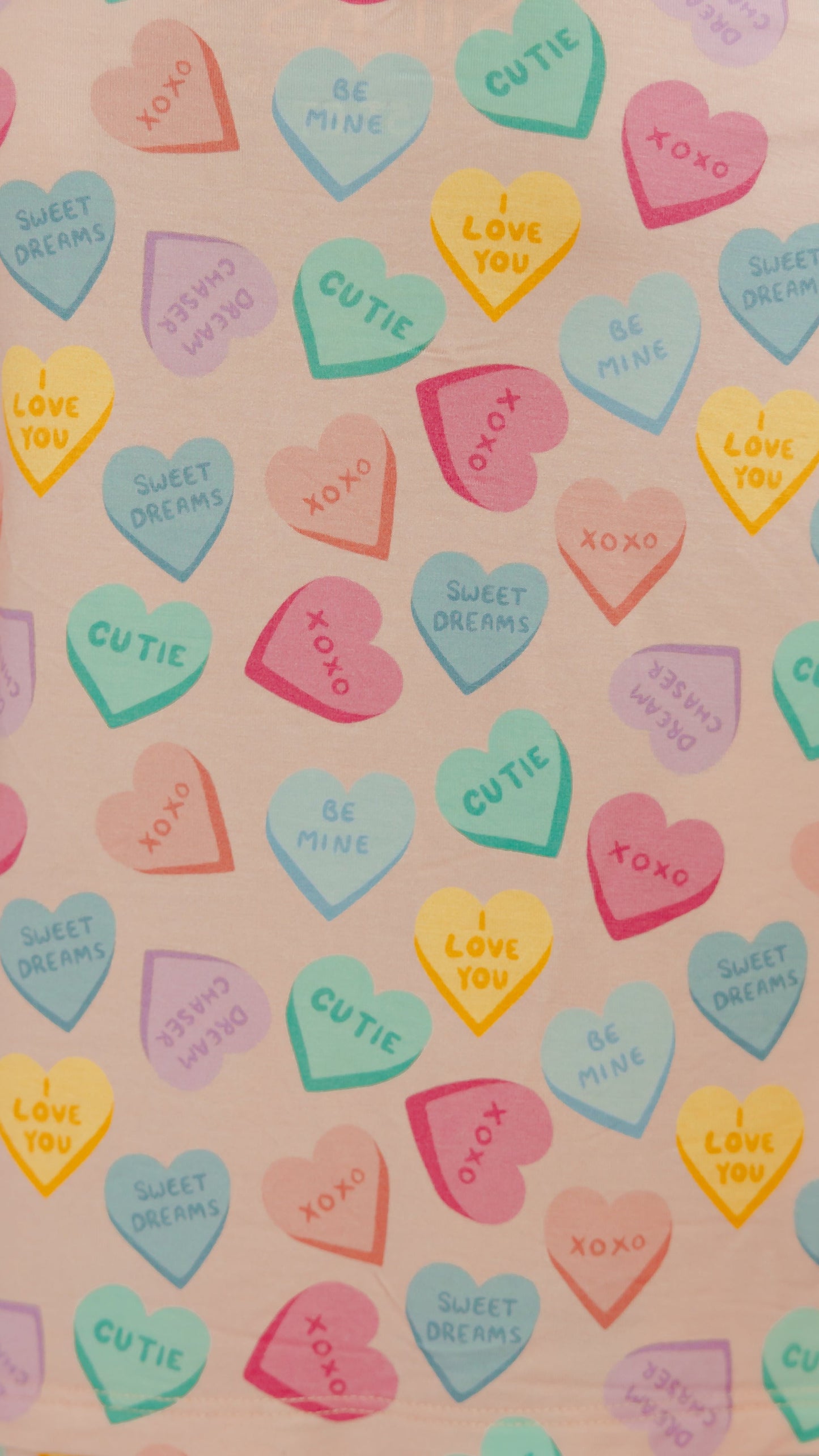 Infant Romper in Conversation Hearts