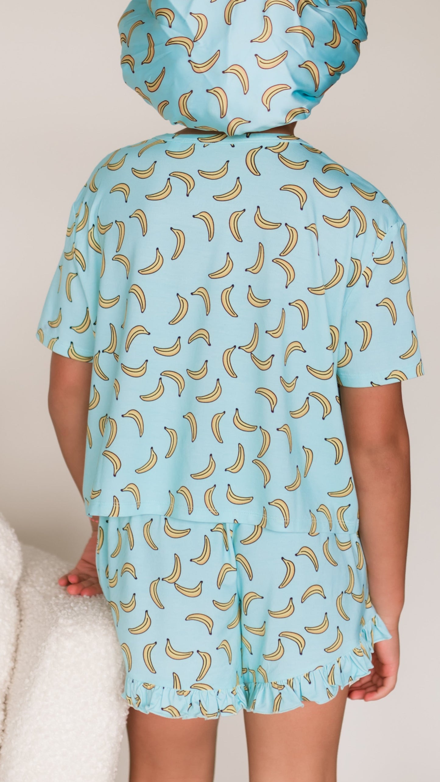 Girls Ruffle Set in Banana