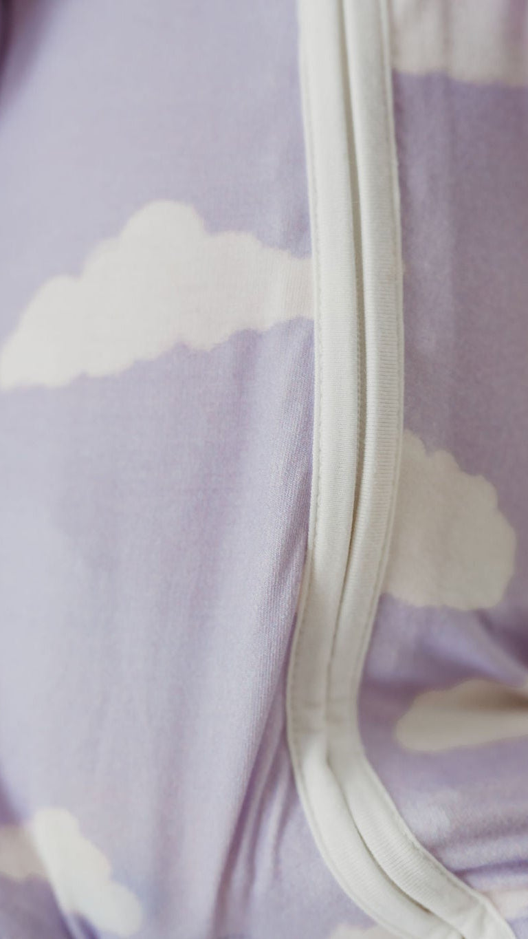 Infant Romper in Lavender Skies