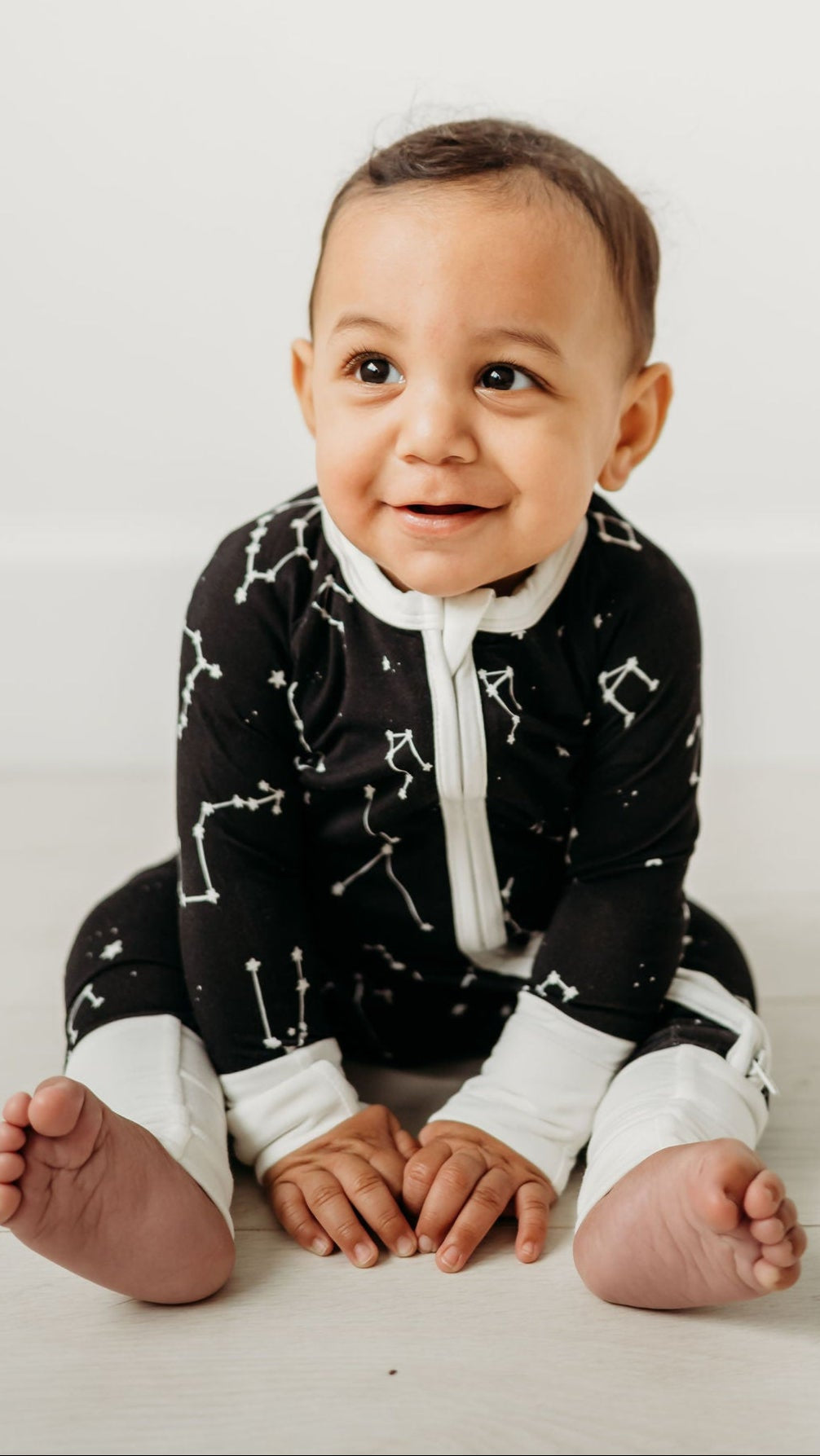 Infant Romper in Constellations