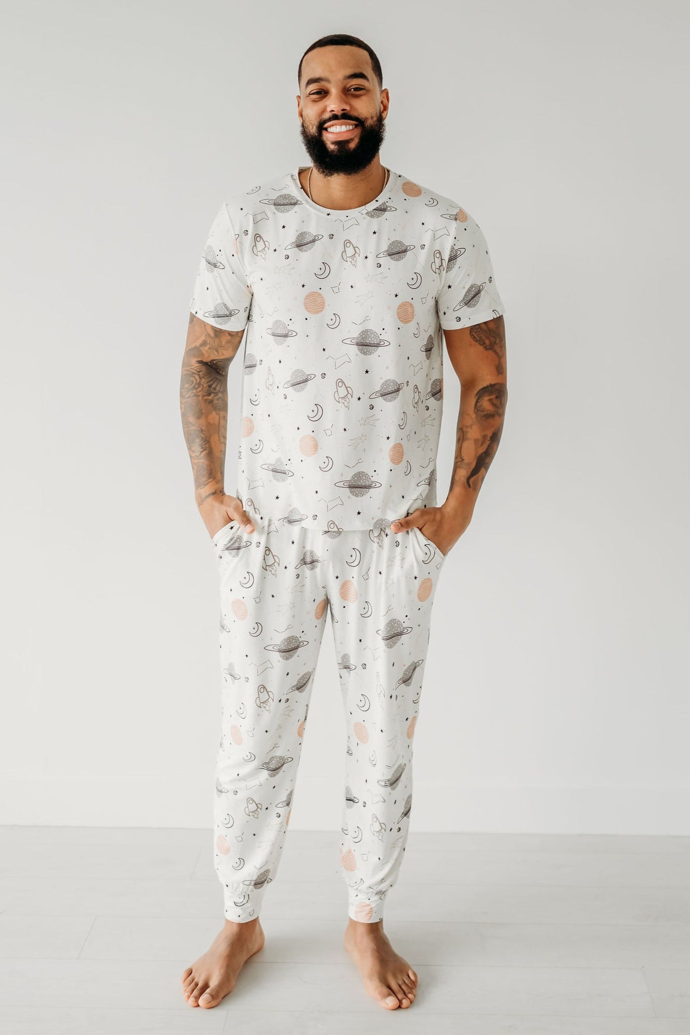 Adult Jogger Set In Galaxy