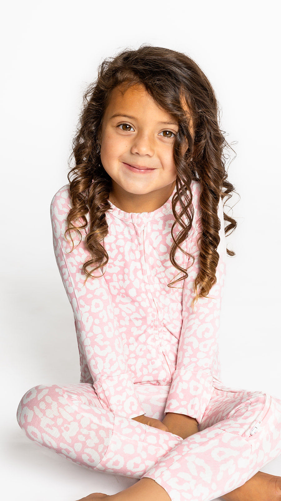 Infant Romper in Pink Leopard