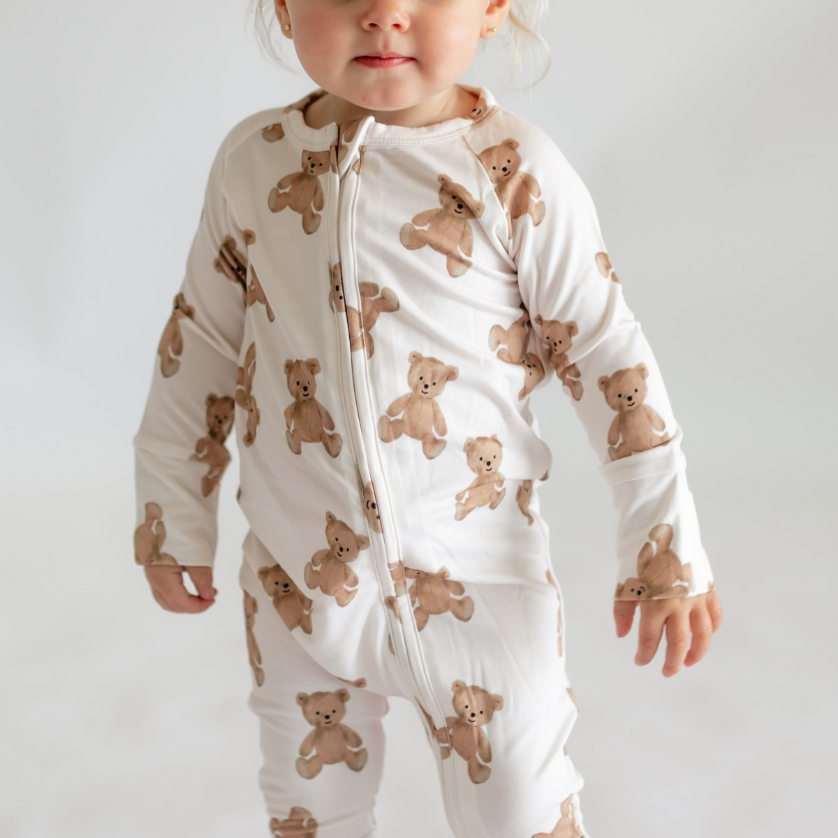 Infant Romper in Bears – Silks
