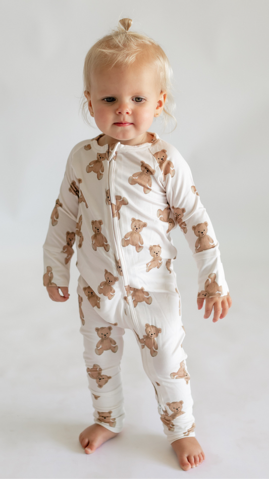 Infant Romper in Bears