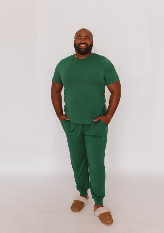 Adult Jogger Set In Evergreen