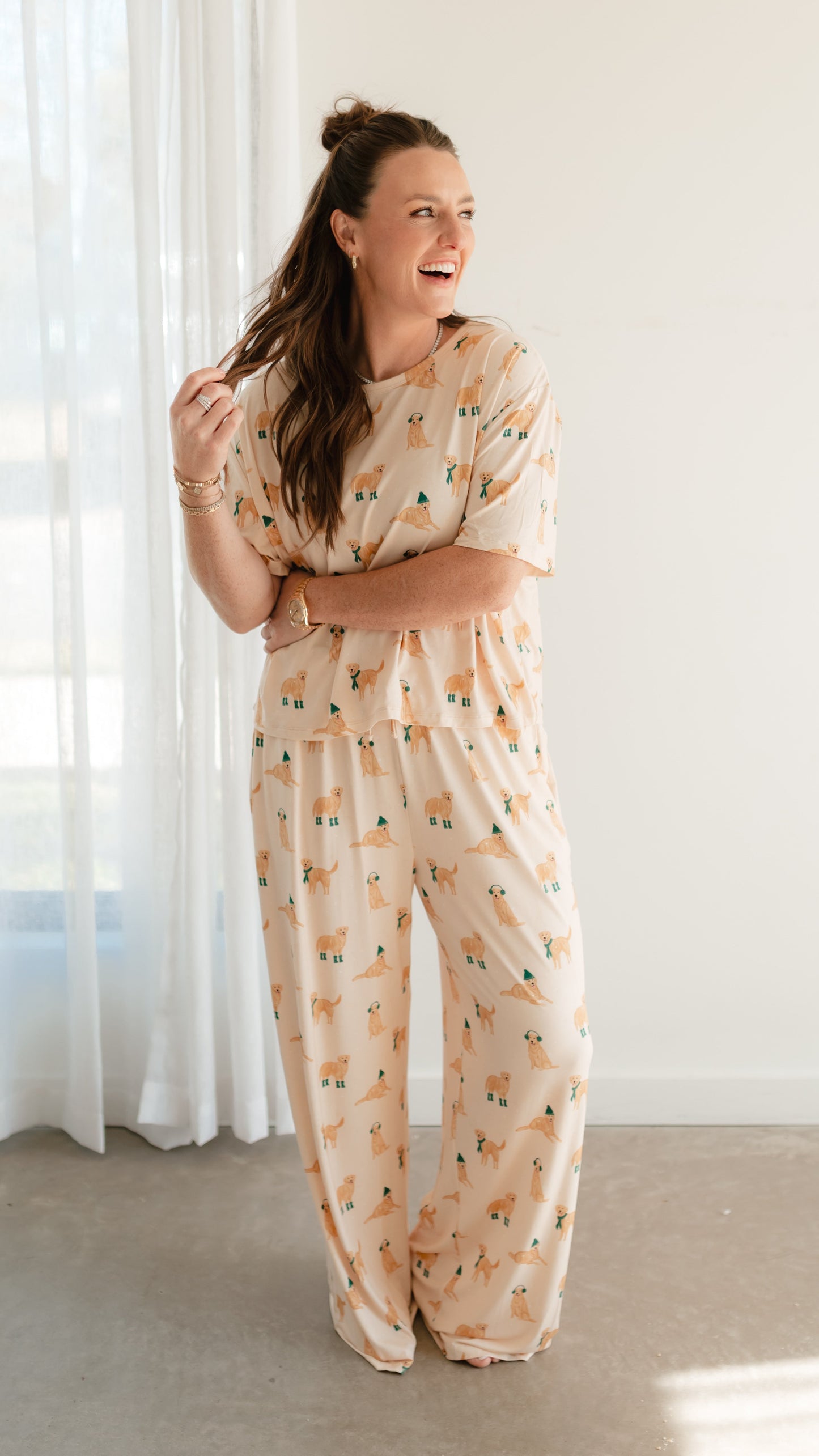 Women's T-Shirt and Pants Set in Winnie