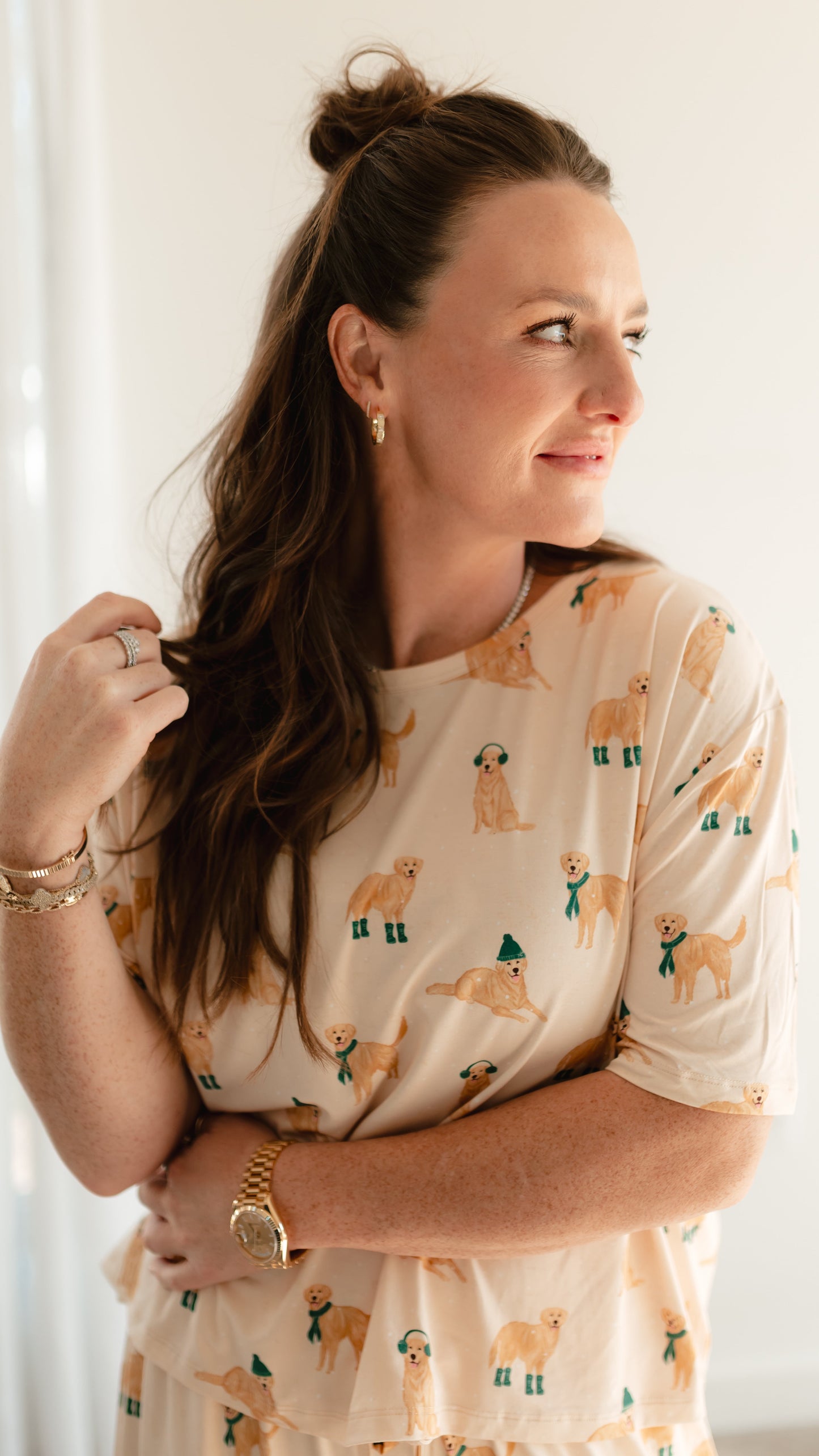 Women's T-Shirt and Pants Set in Winnie