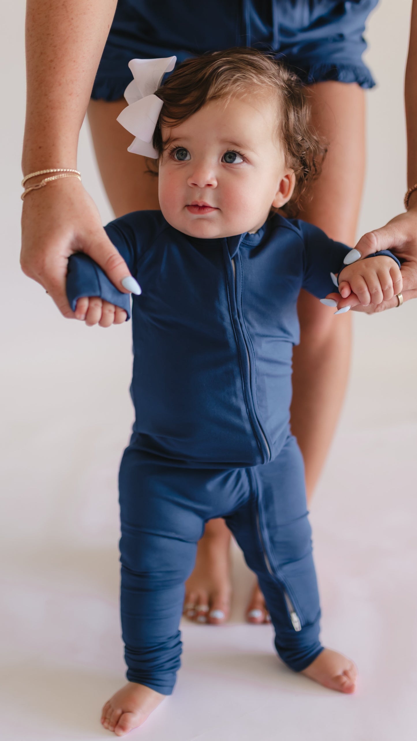 Infant Romper in Insignia Blue