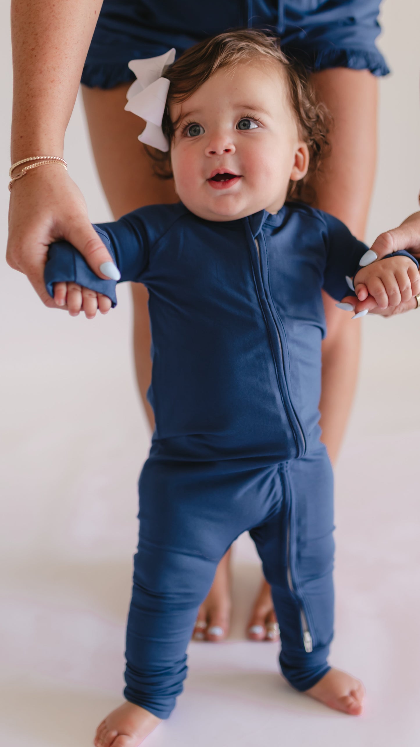 Infant Romper in Insignia Blue