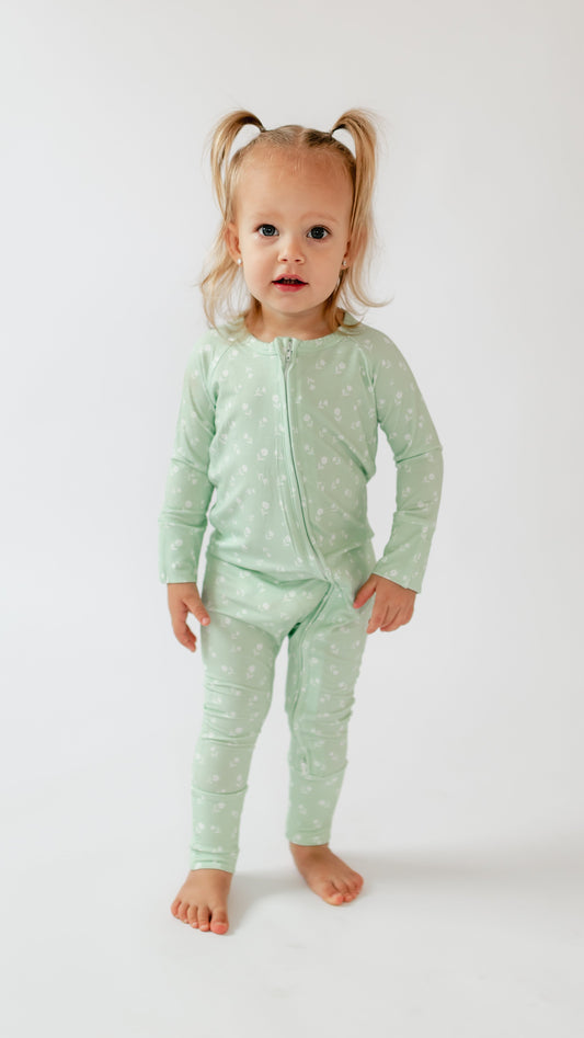 Infant Romper in Meadow Bloom