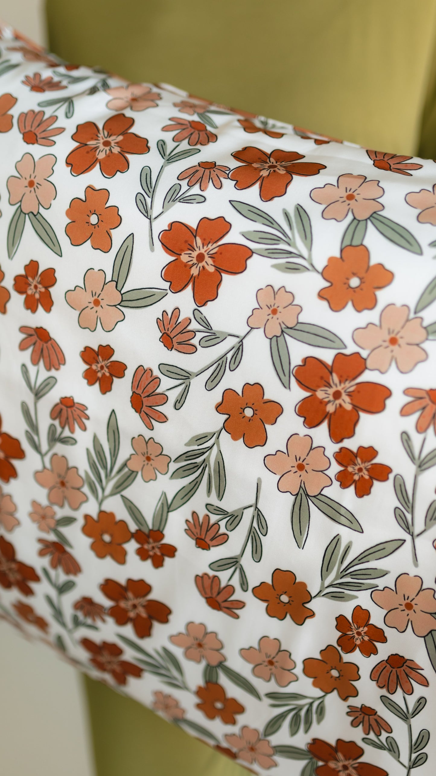 Satin Pillowcase in Wildflowers