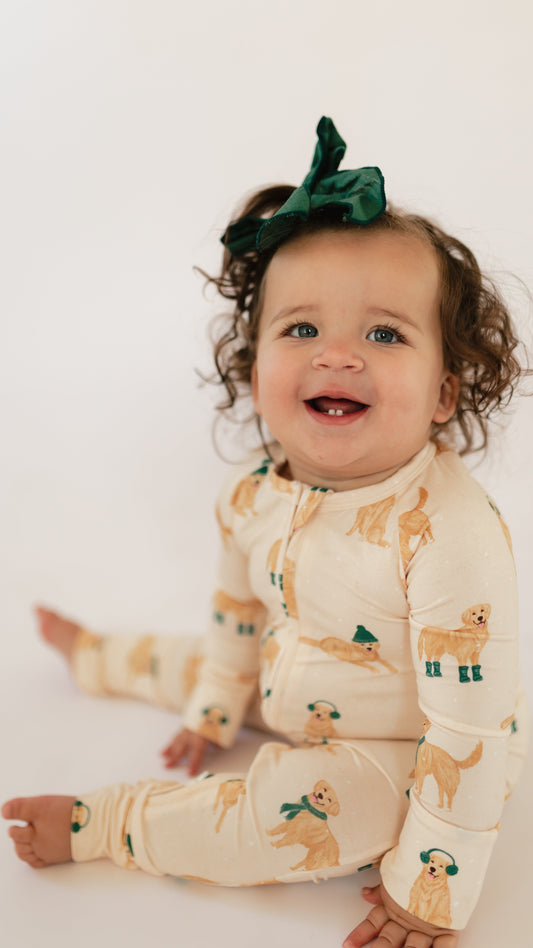 Infant Romper in Winnie