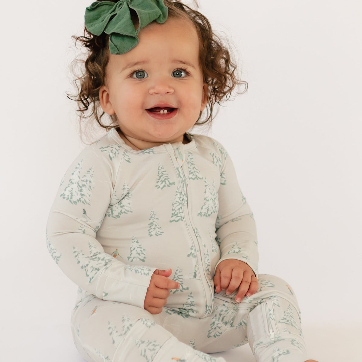 Infant Romper in Ski Trip – Silks