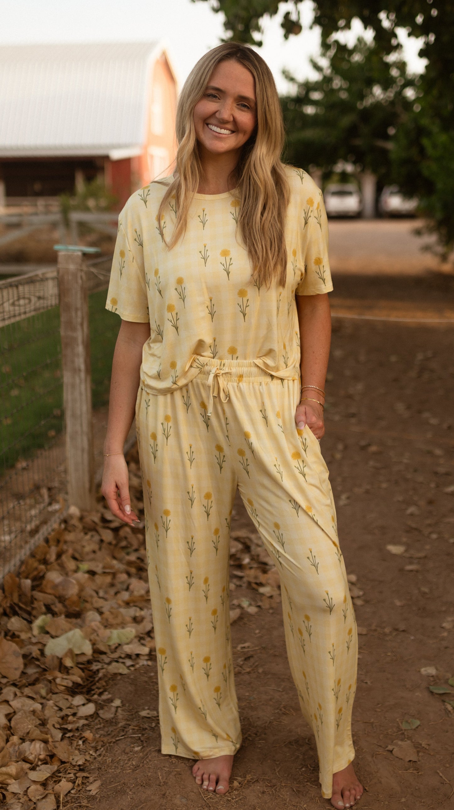 Women’s T-Shirt and Pants Set In Nora