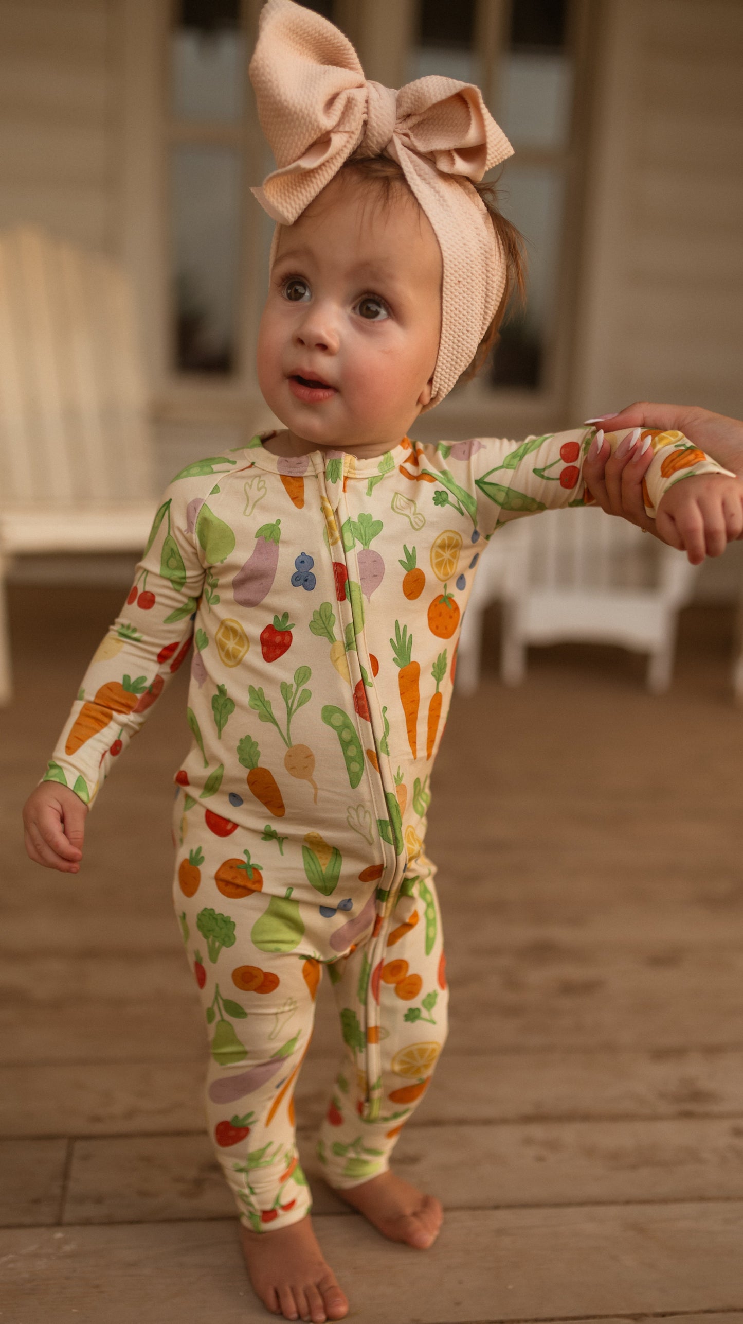 Infant Romper in Farmers Market