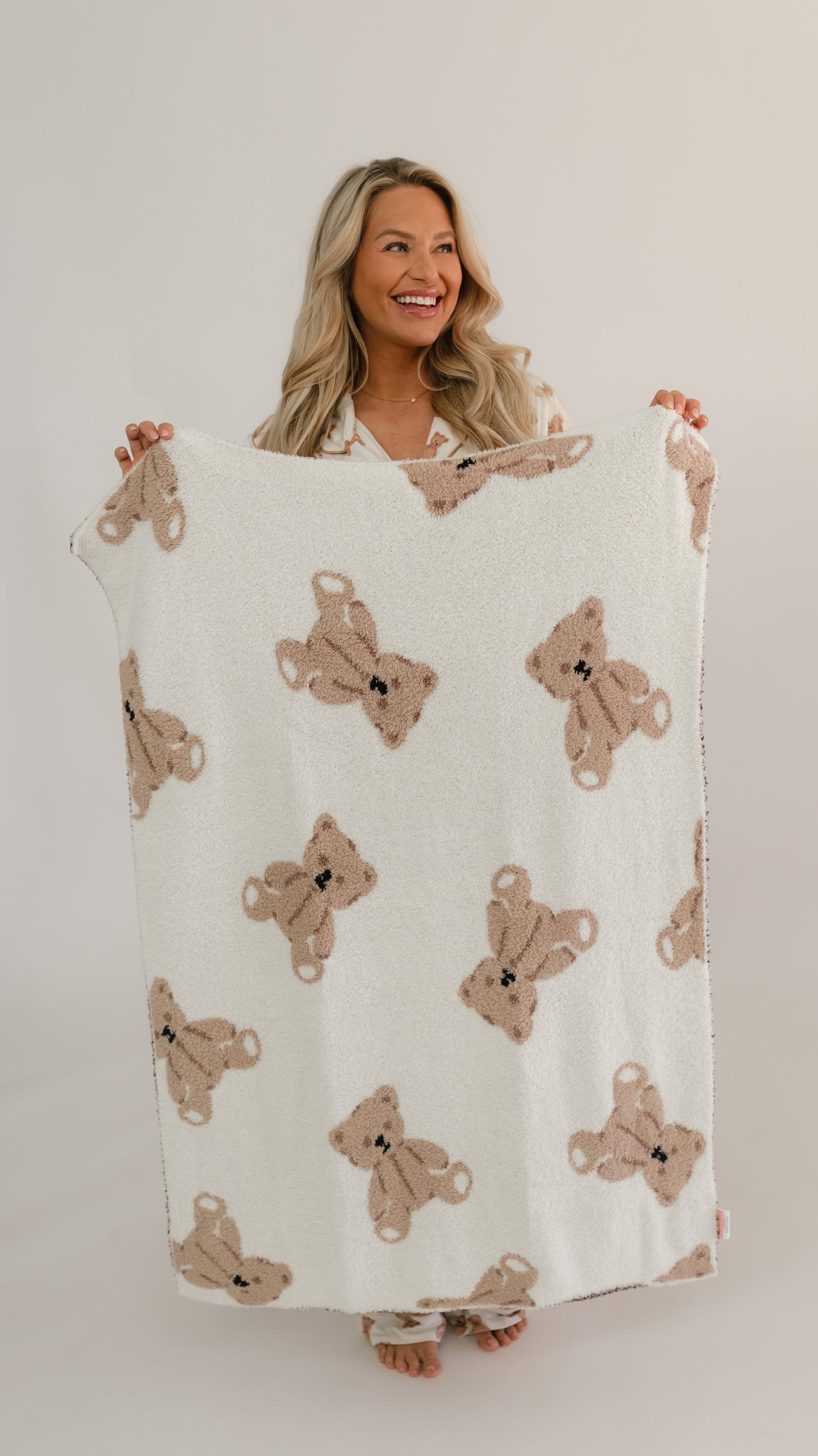 Baby Plush Throw Blanket in Bears