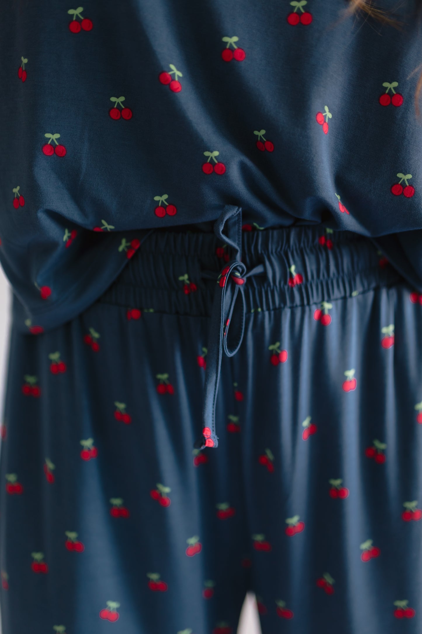 Women's T-Shirt and Pants Set In Cherries