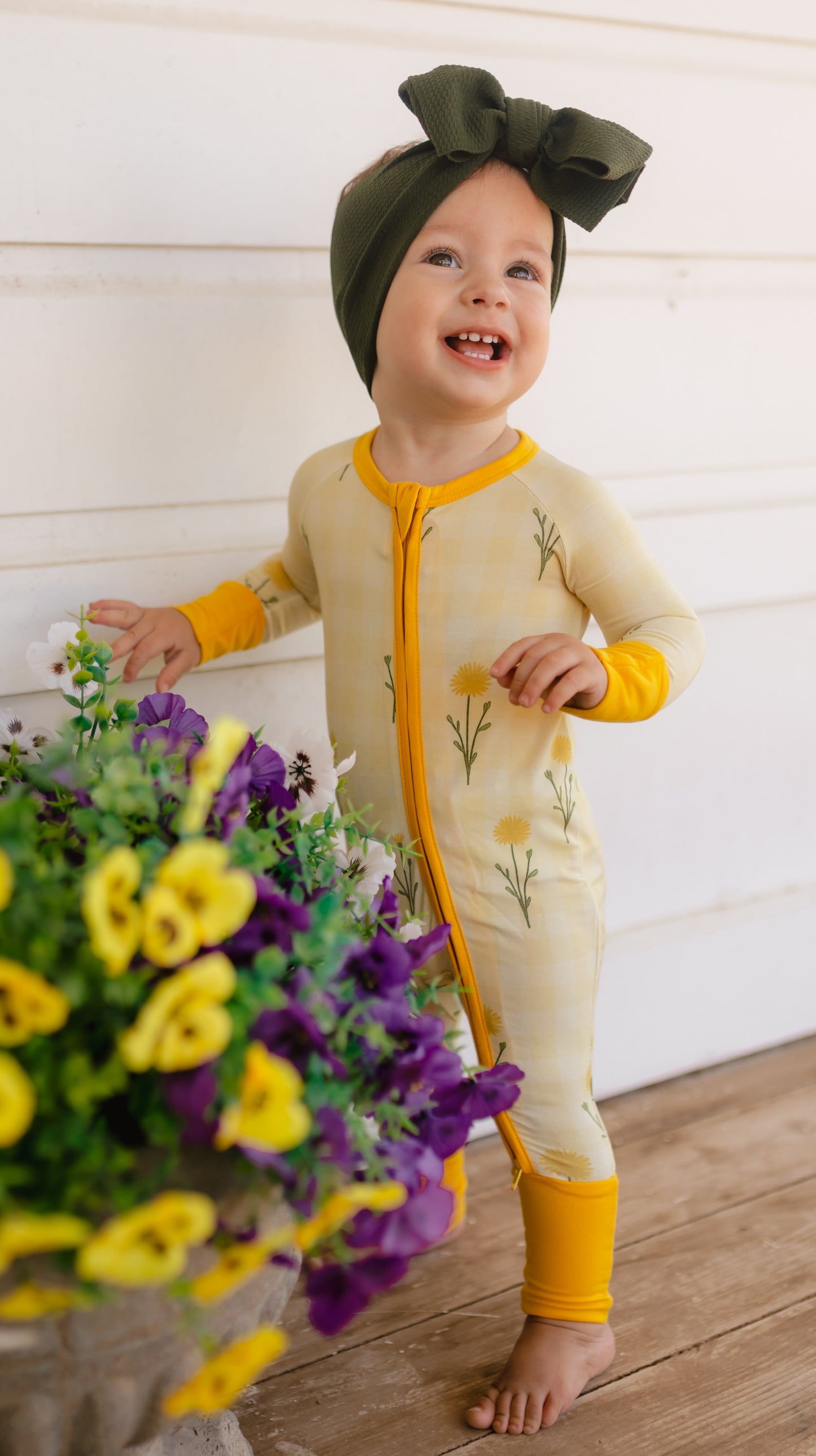 Infant Romper in Nora