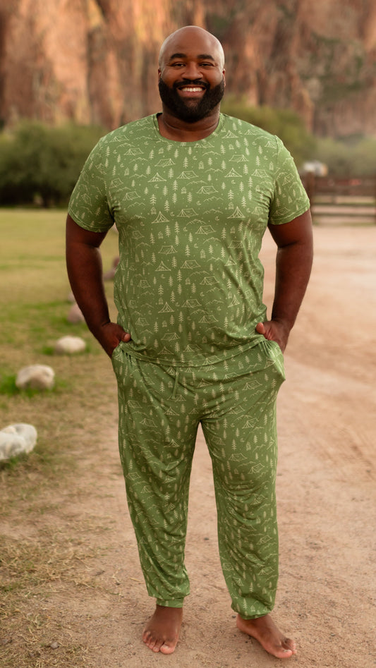 Adult Jogger Set In Starry Pines