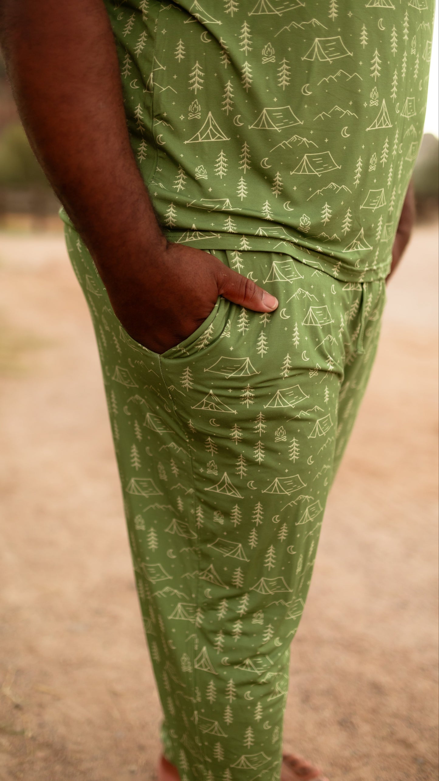 Adult Jogger Set In Starry Pines