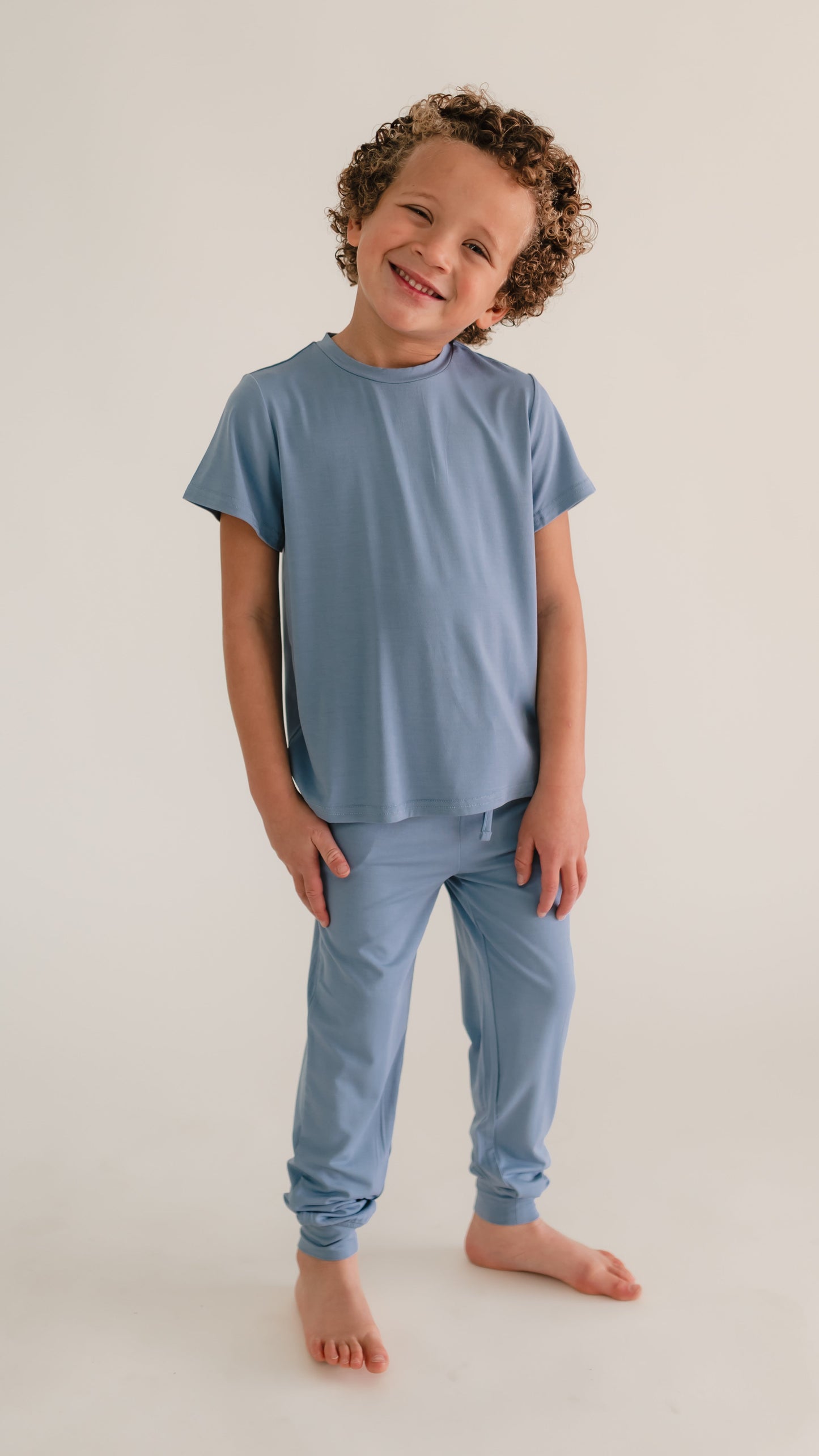 Youth Jogger Set In Infinity Blue