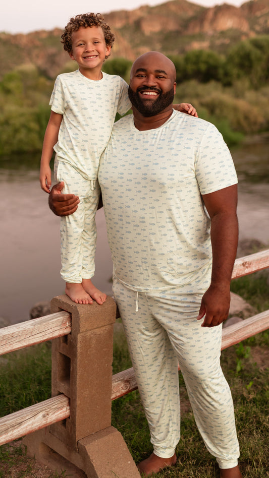 Adult Jogger Set In Little Minnows