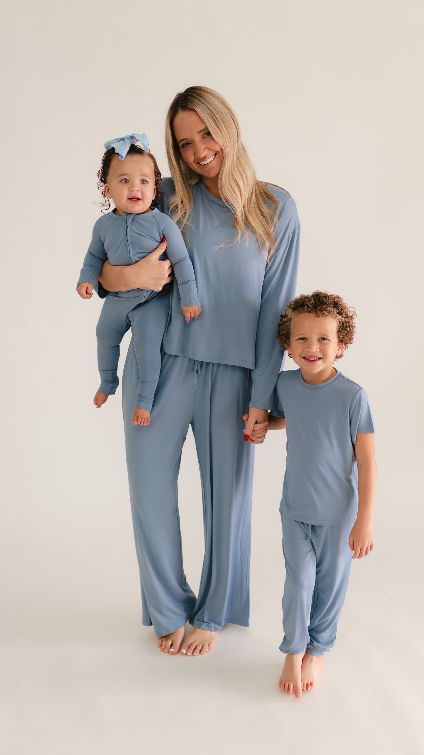 Infant Romper in Infinity Blue