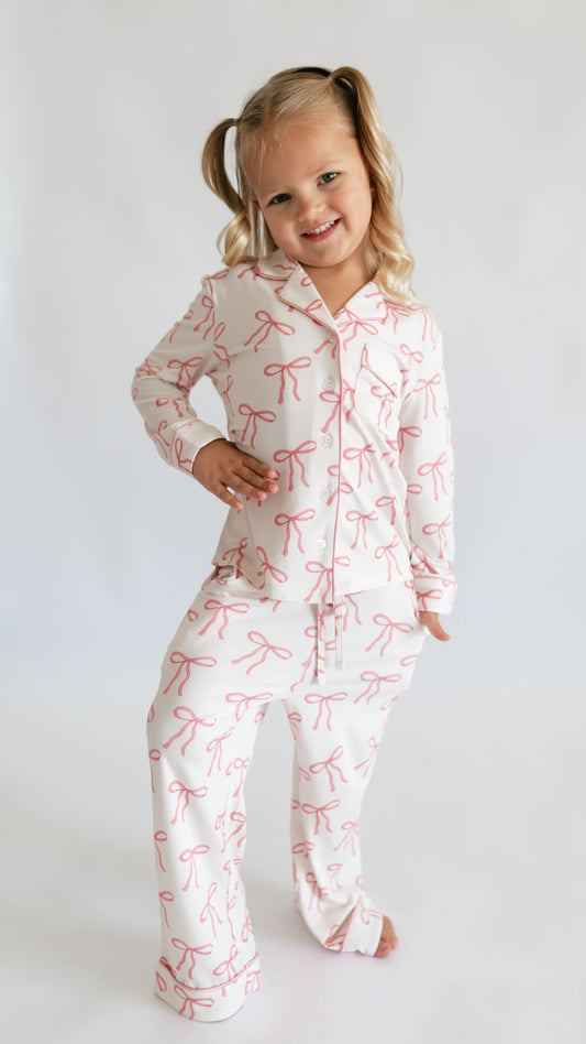 Girl's Button Up Set in Halle