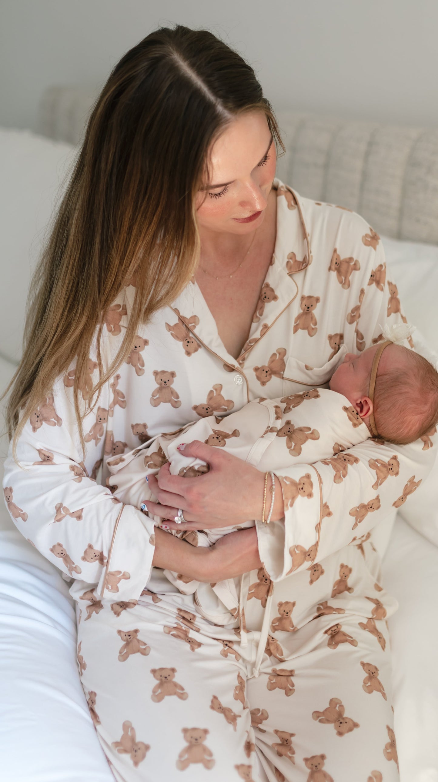 Women's Button Up Set In Bears