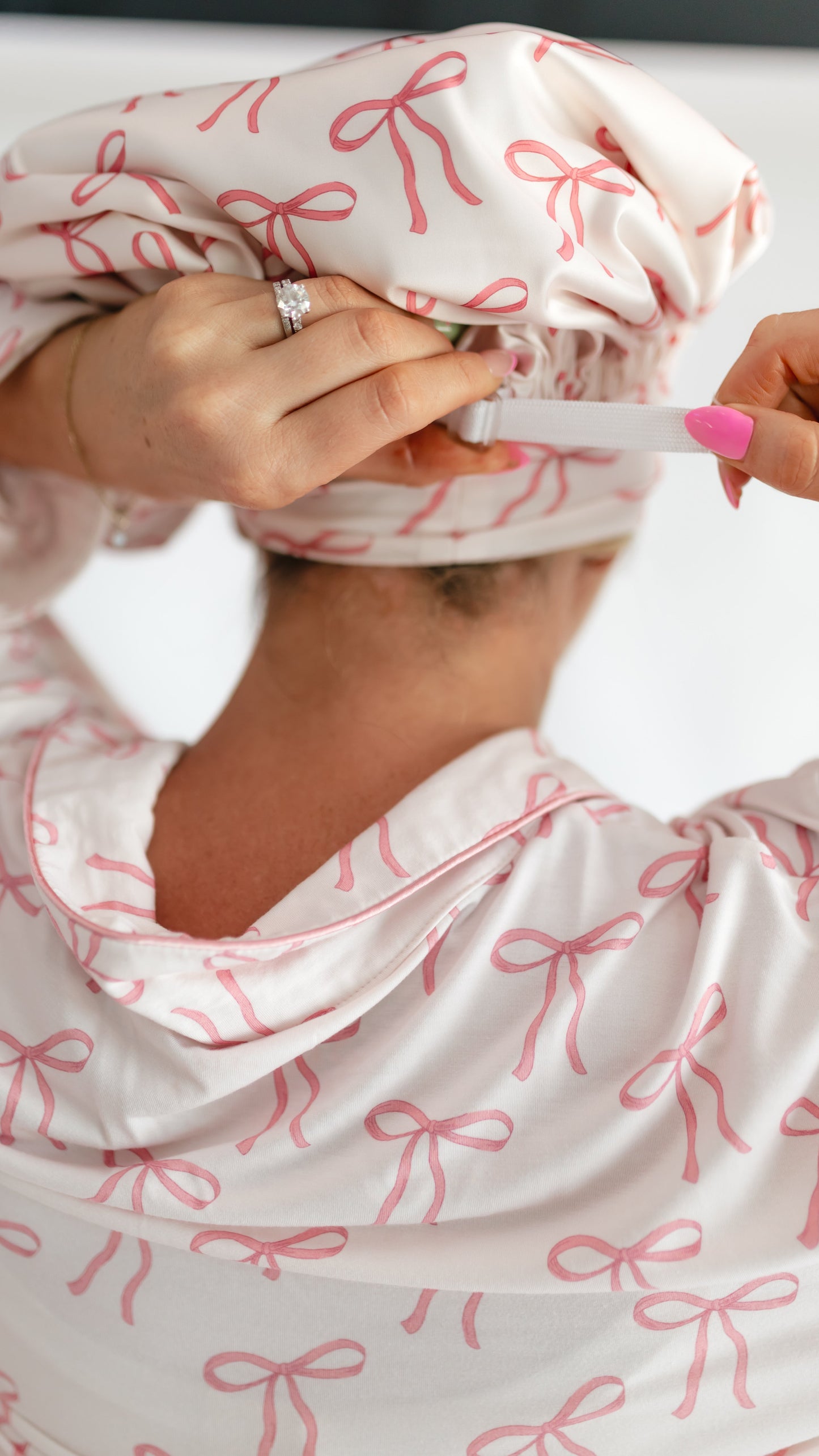 Adult Satin Bonnet in Halle