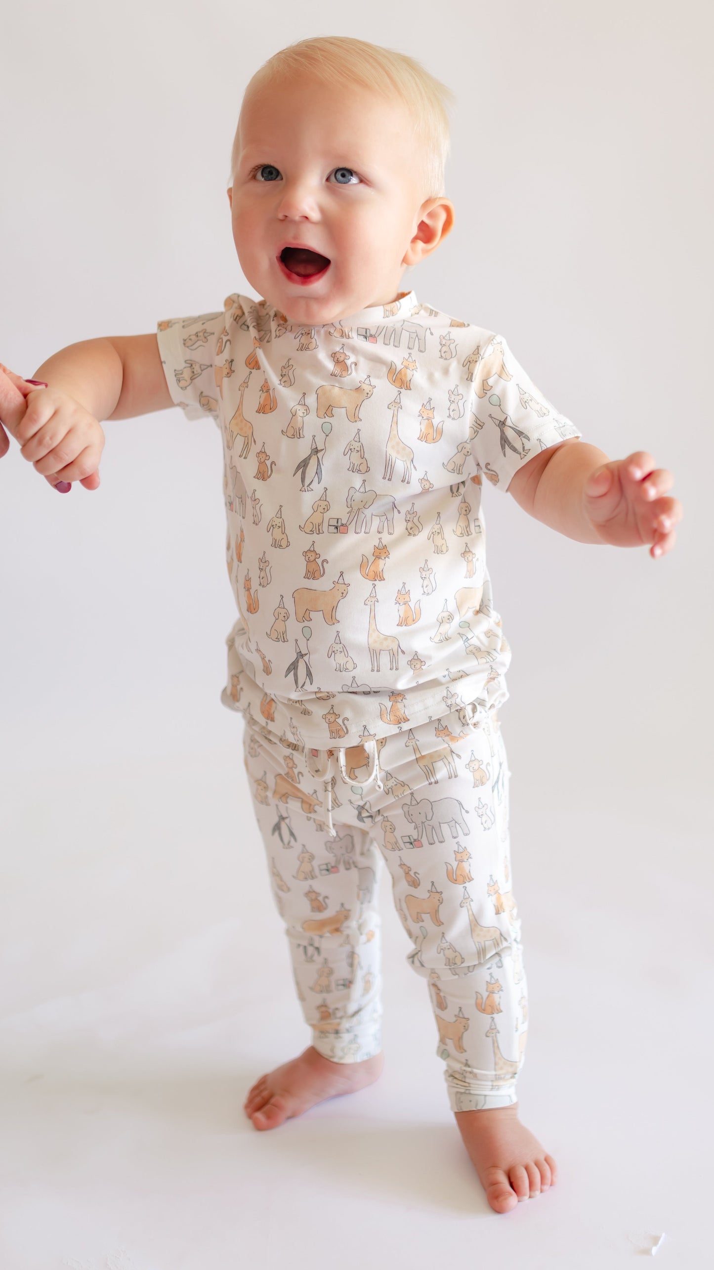 Youth Jogger Set In Party Animals