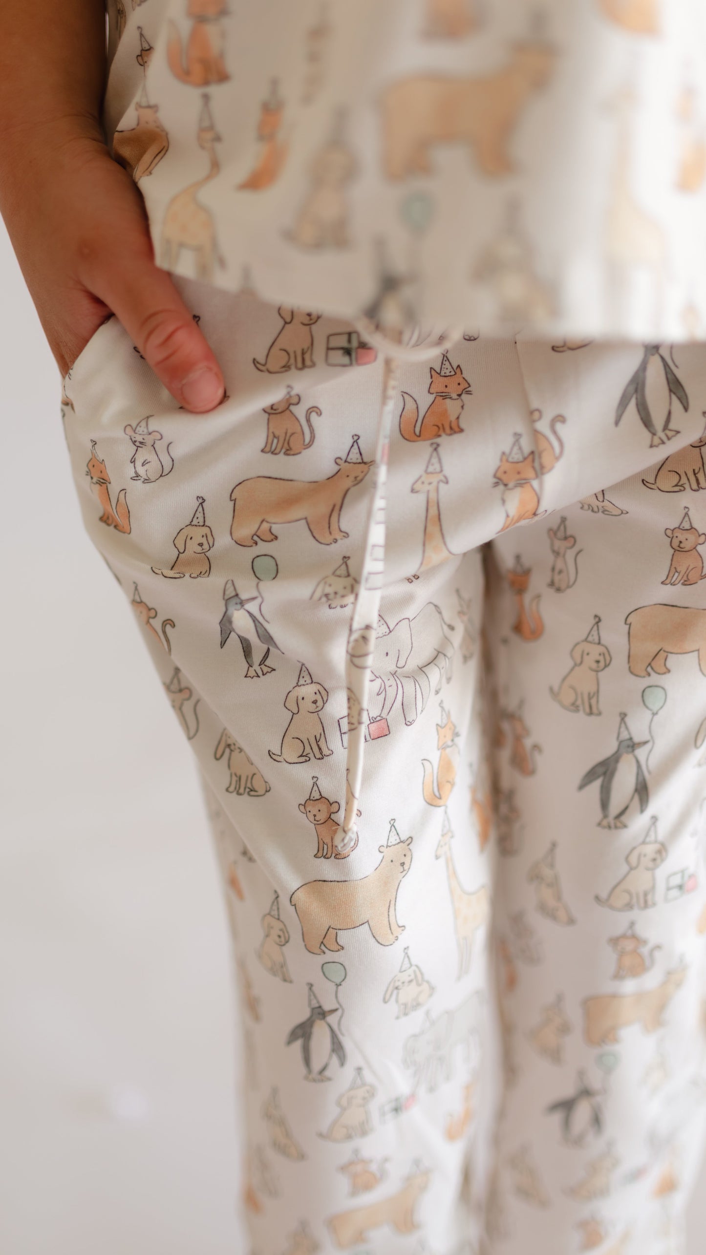 Youth Jogger Set In Party Animals