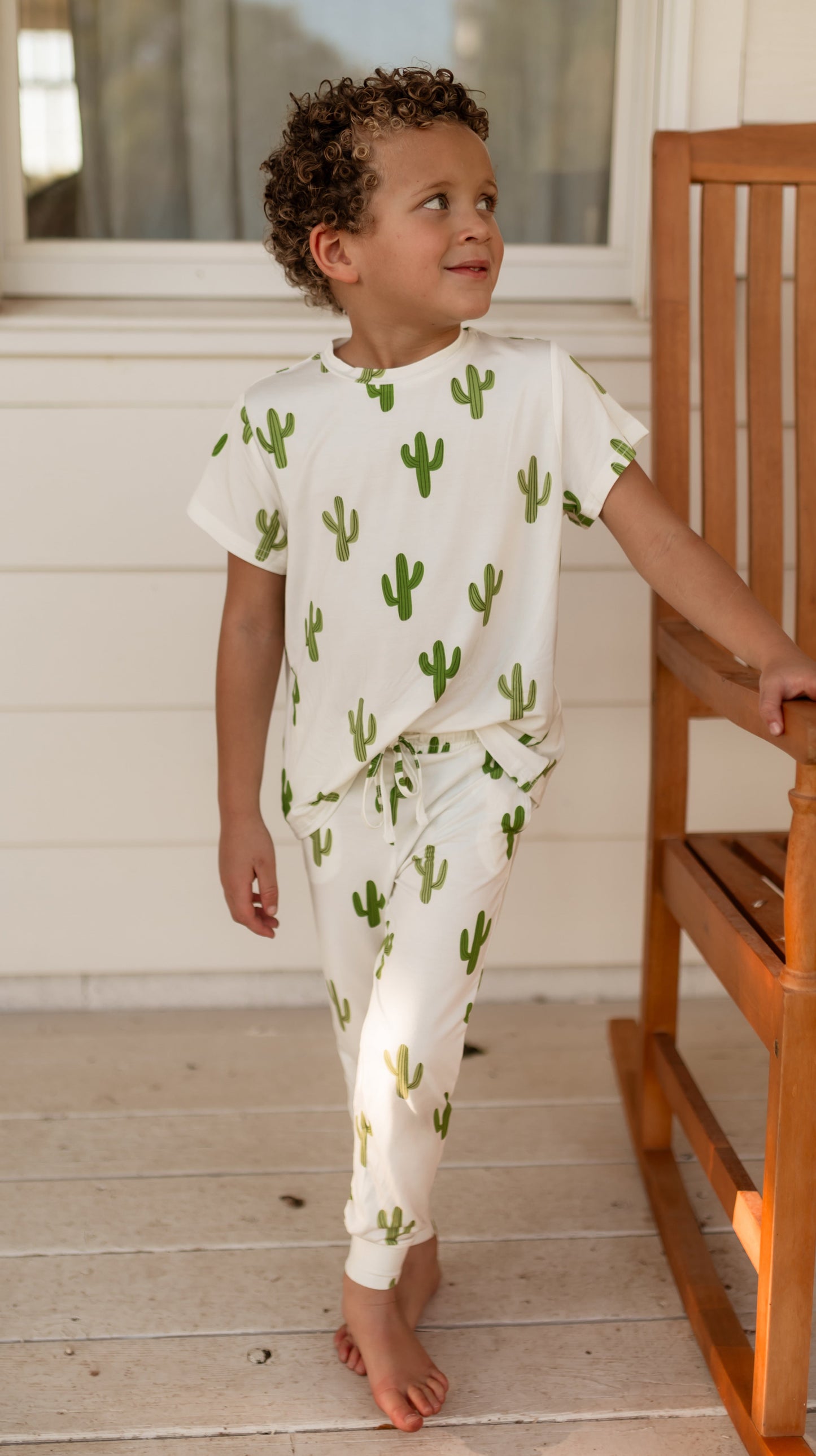 Youth Jogger Set In Cactus