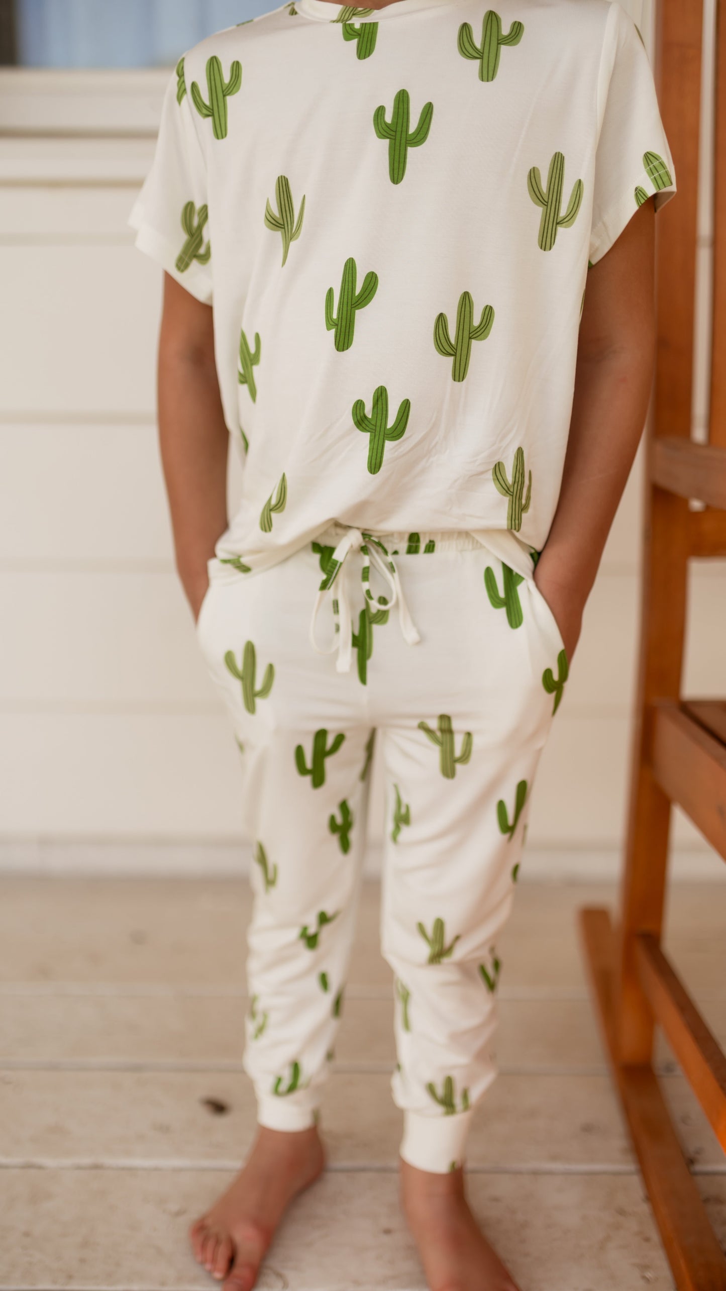 Youth Jogger Set In Cactus