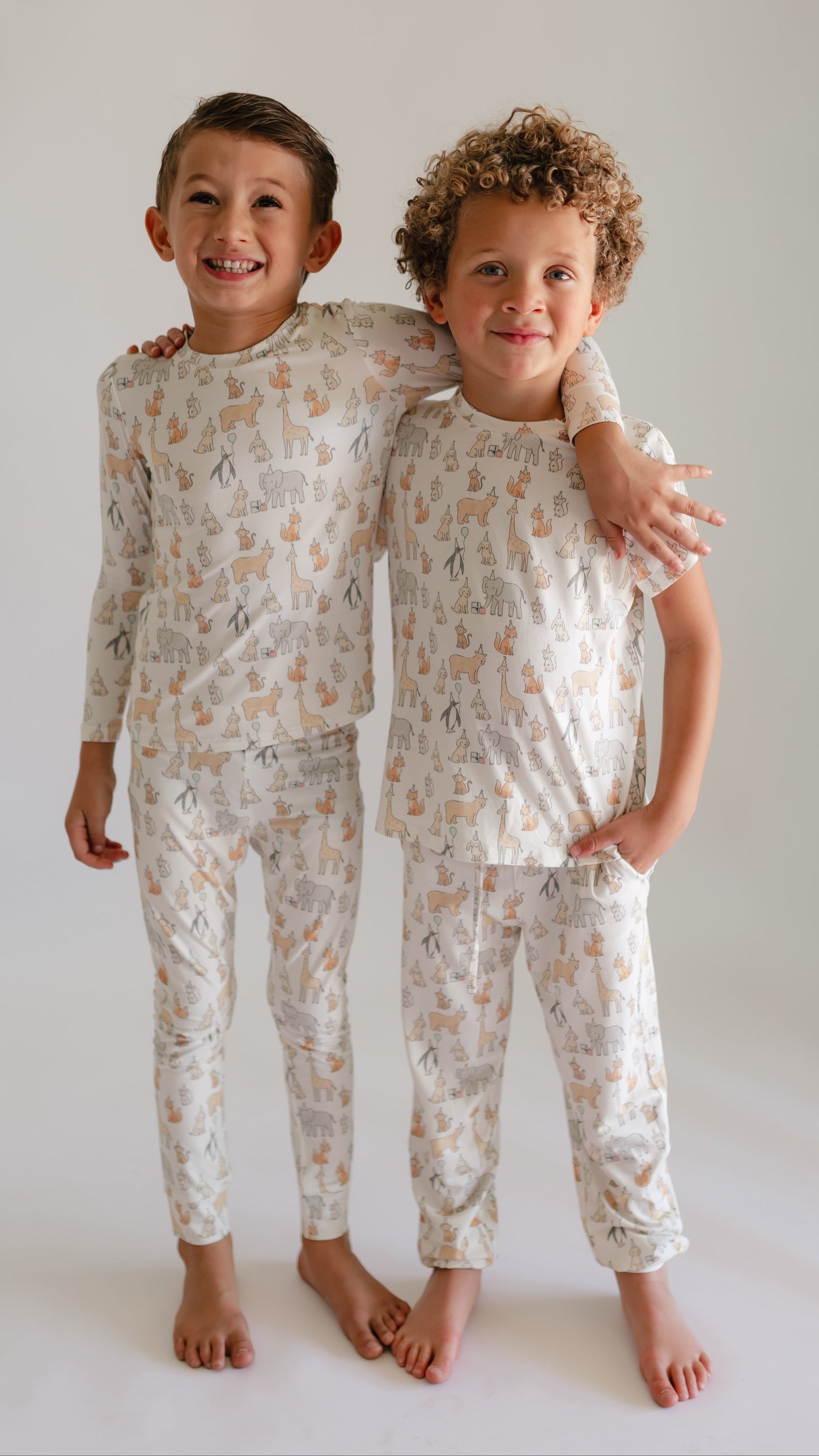 Youth Pajama Set in Party Animals