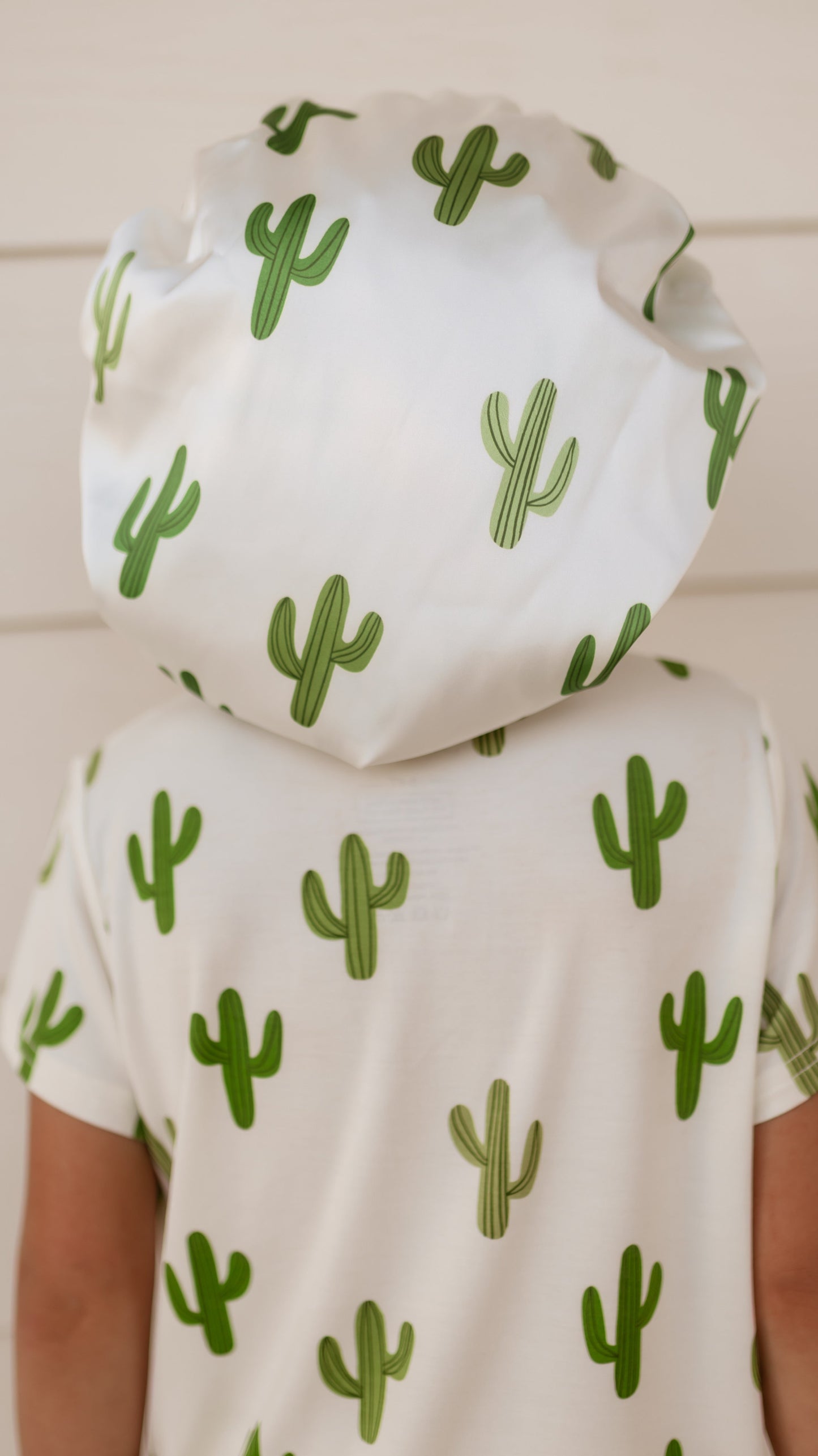 Kids Satin Bonnet in Cactus