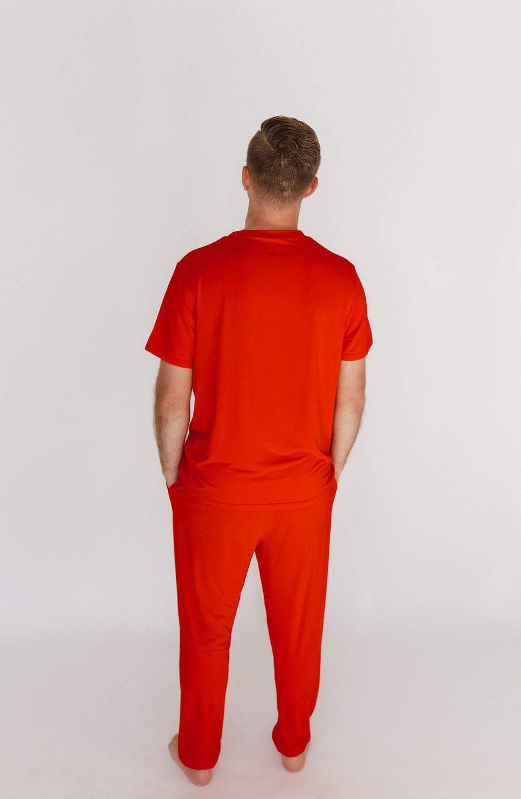 Adult Jogger Set In Jolly Red