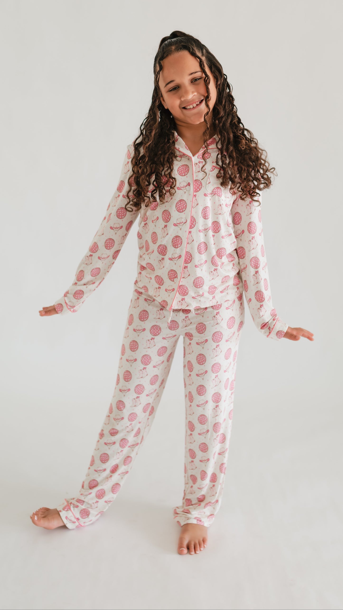 Girl's Button Up Set in Hayden